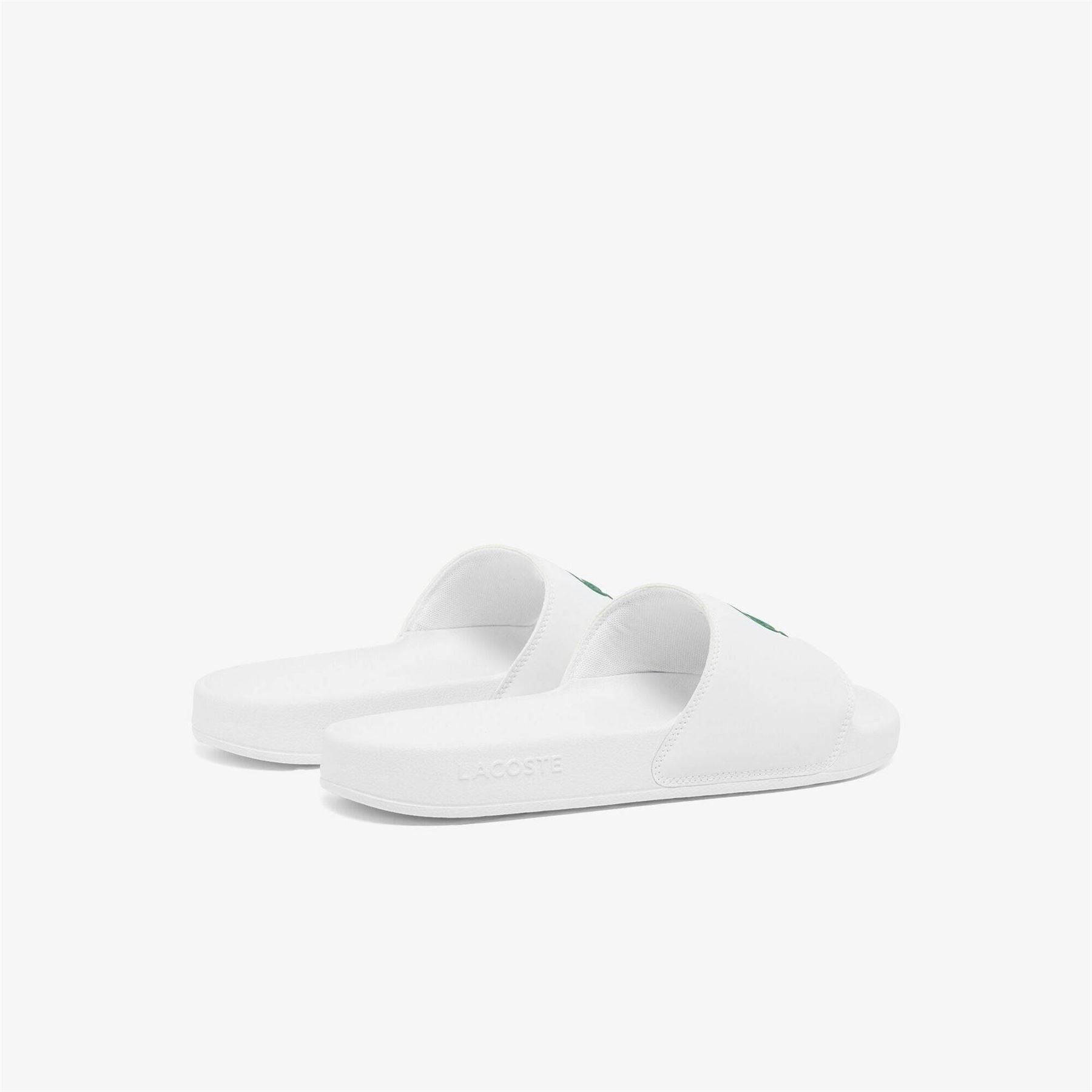 Lacoste Serve Crocodile Print Slide Mules