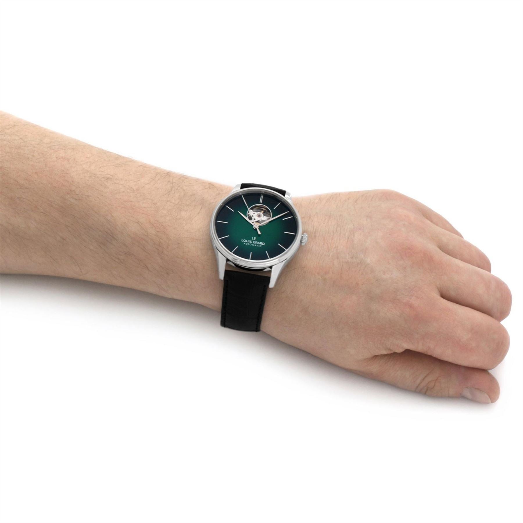 Louis Erard Analogue Leather Strap Watch