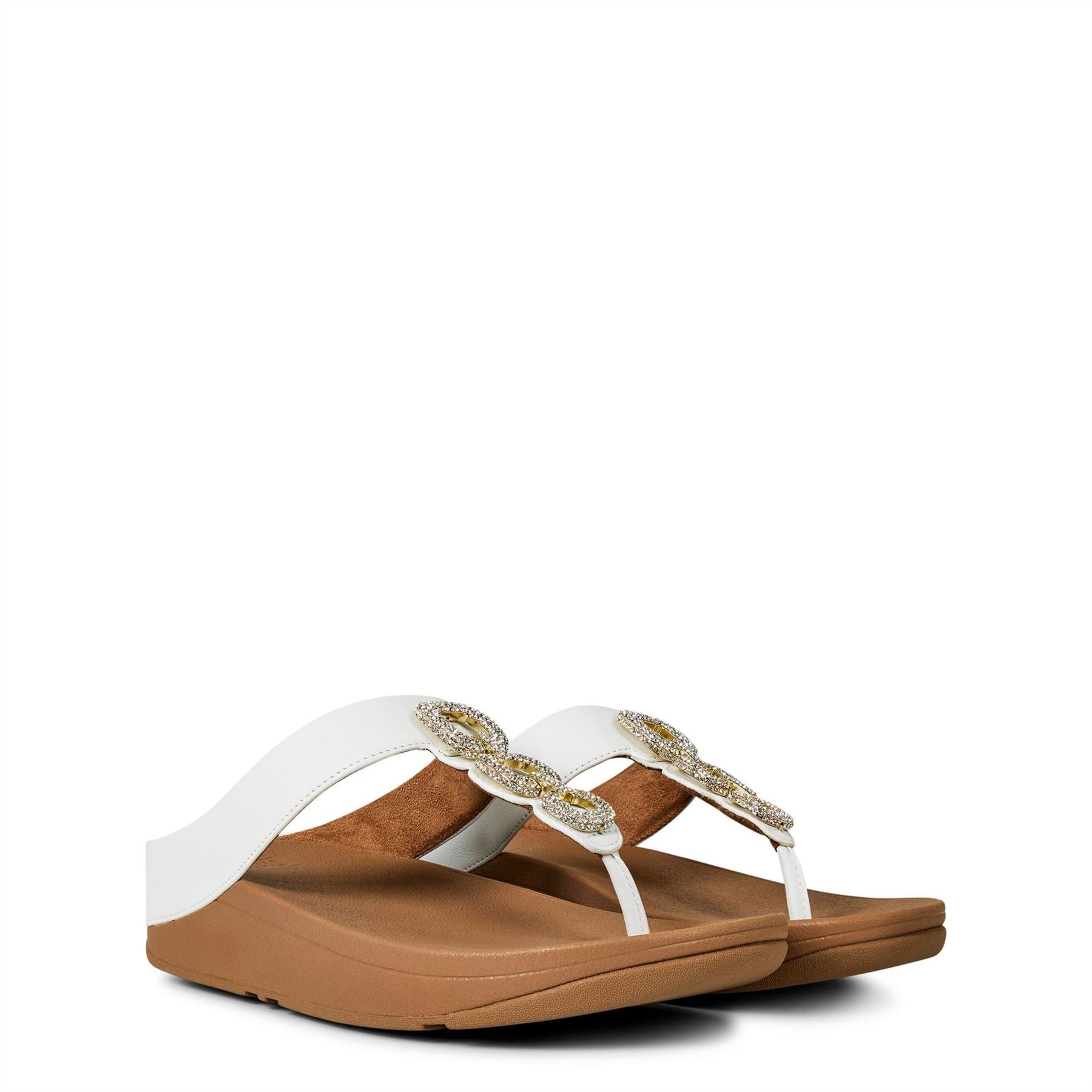 Fitflop Thong Low Heel Wedge Flip Flops