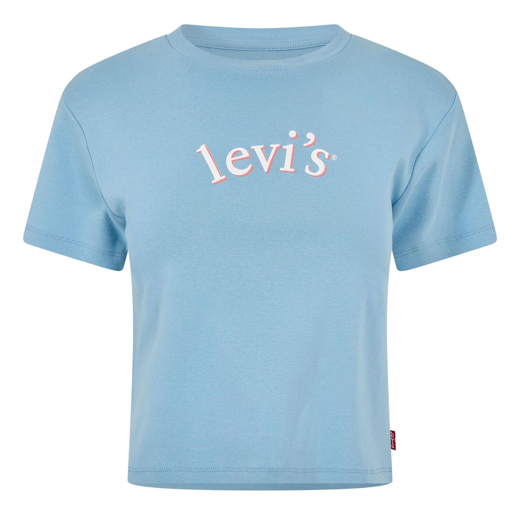 Levis Lacoste Lettering Crew Neck Short Sleeve T-Shirt