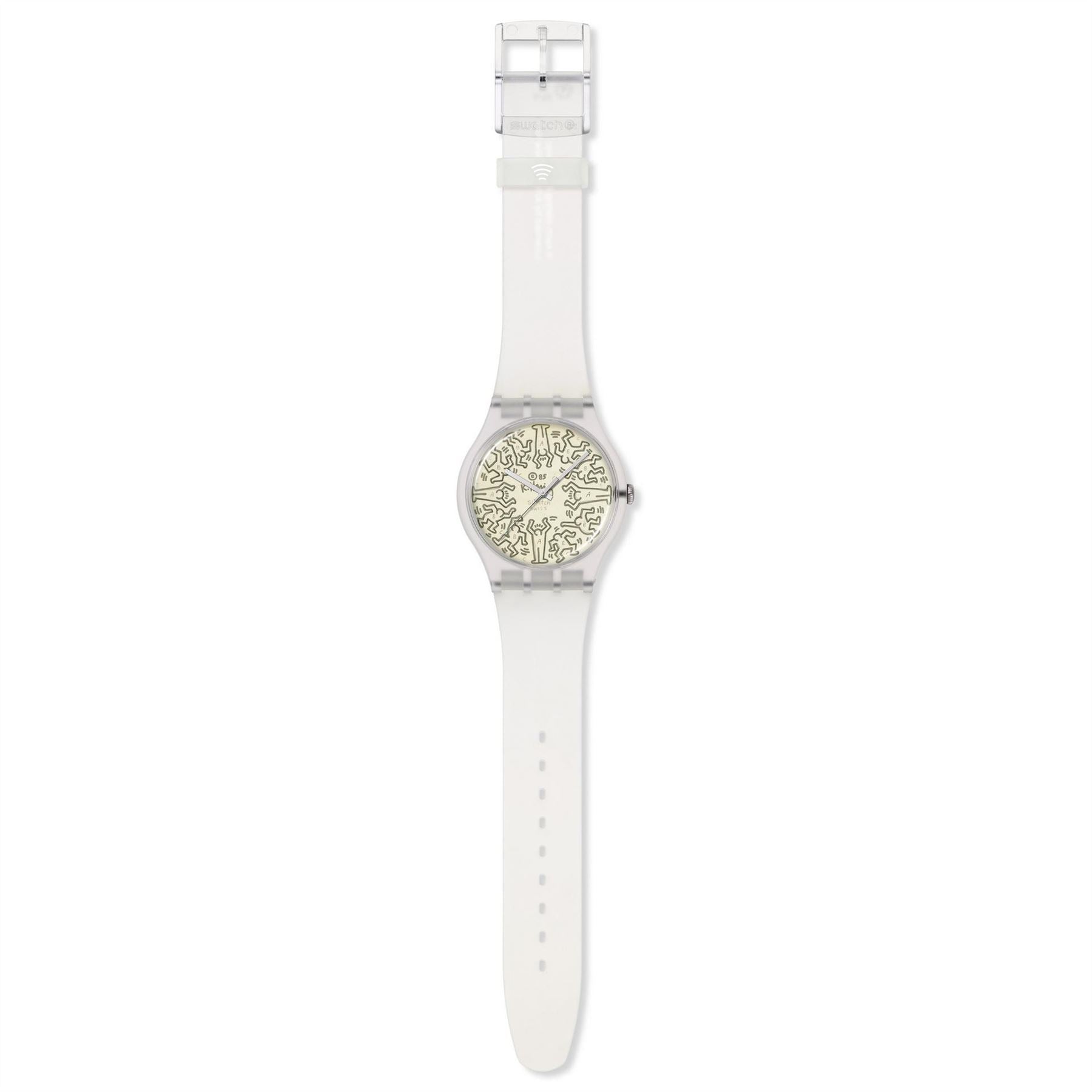 Swatch Pay Analogue Rubber Bracelet Fashion Watch