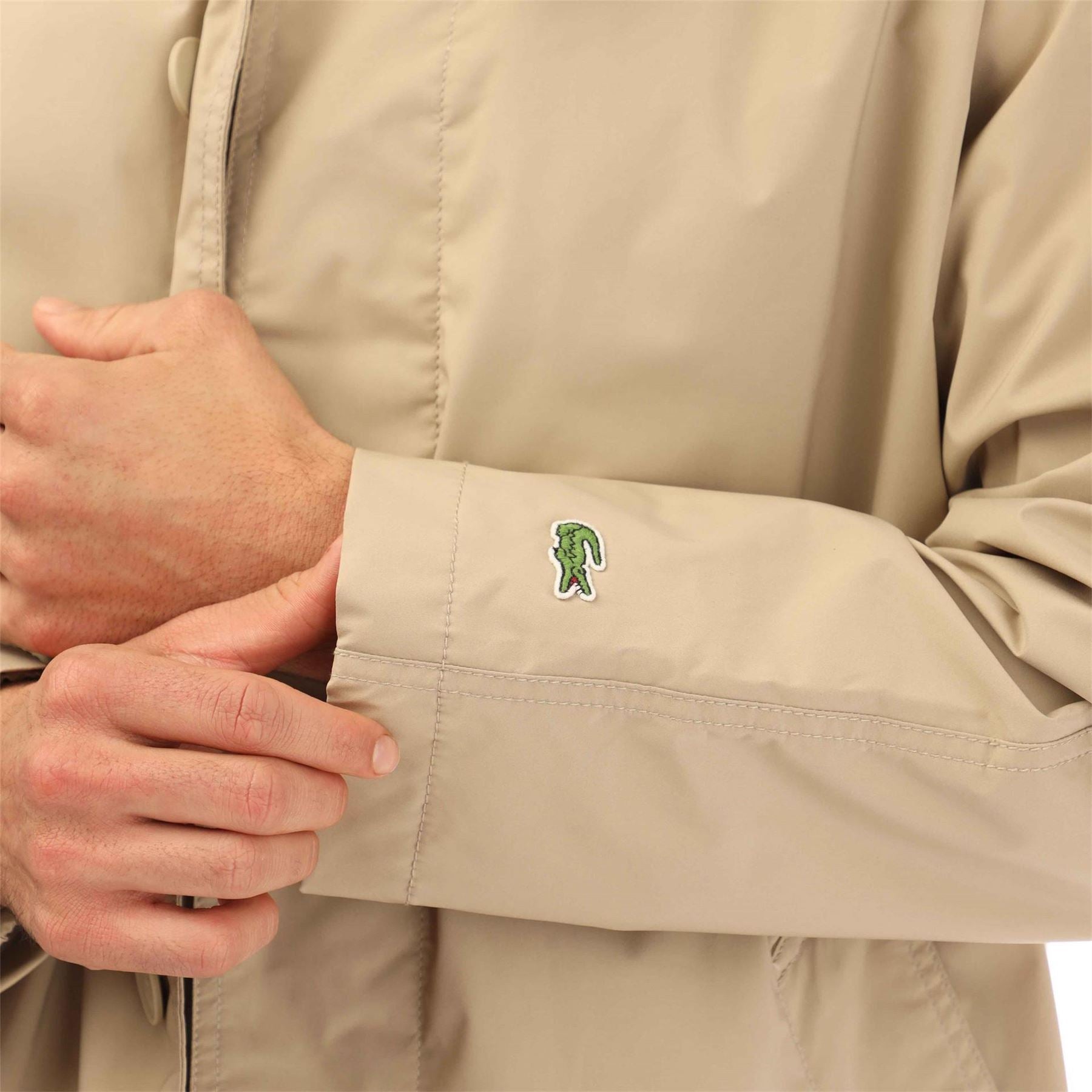 Lacoste Belt Fastening Trench Coat