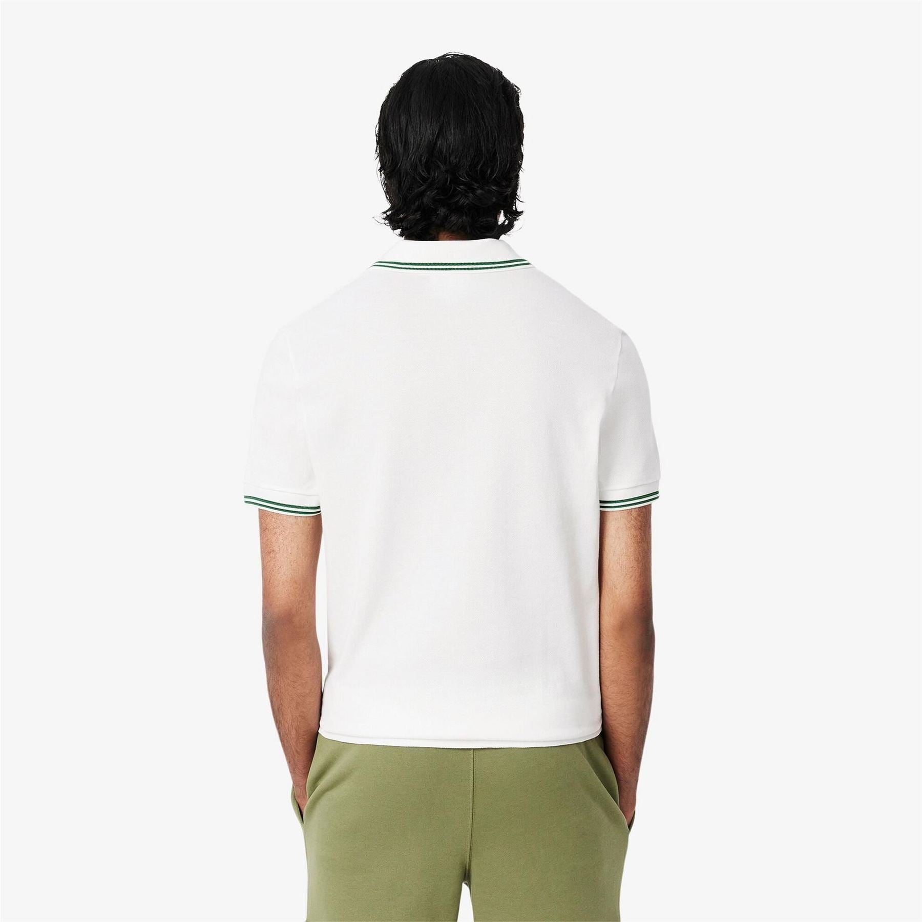 Lacoste Regular Fit Crocodile Print Polo