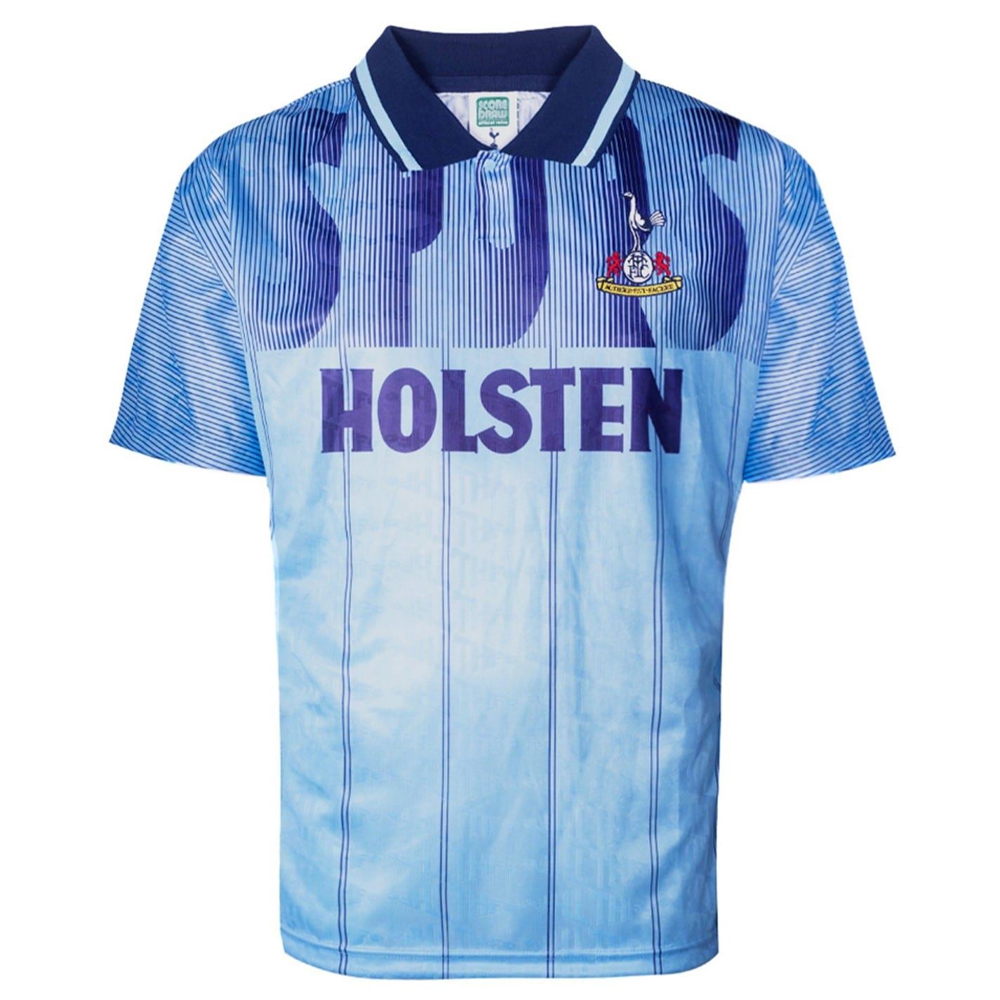 Score Draw Tottenham Hotspur Retro Third Shirt 1992 Adults