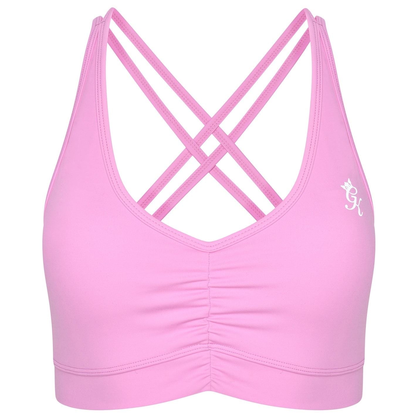 Gym King 365 Scrunch Bra   Bubblegum Pink Ladies