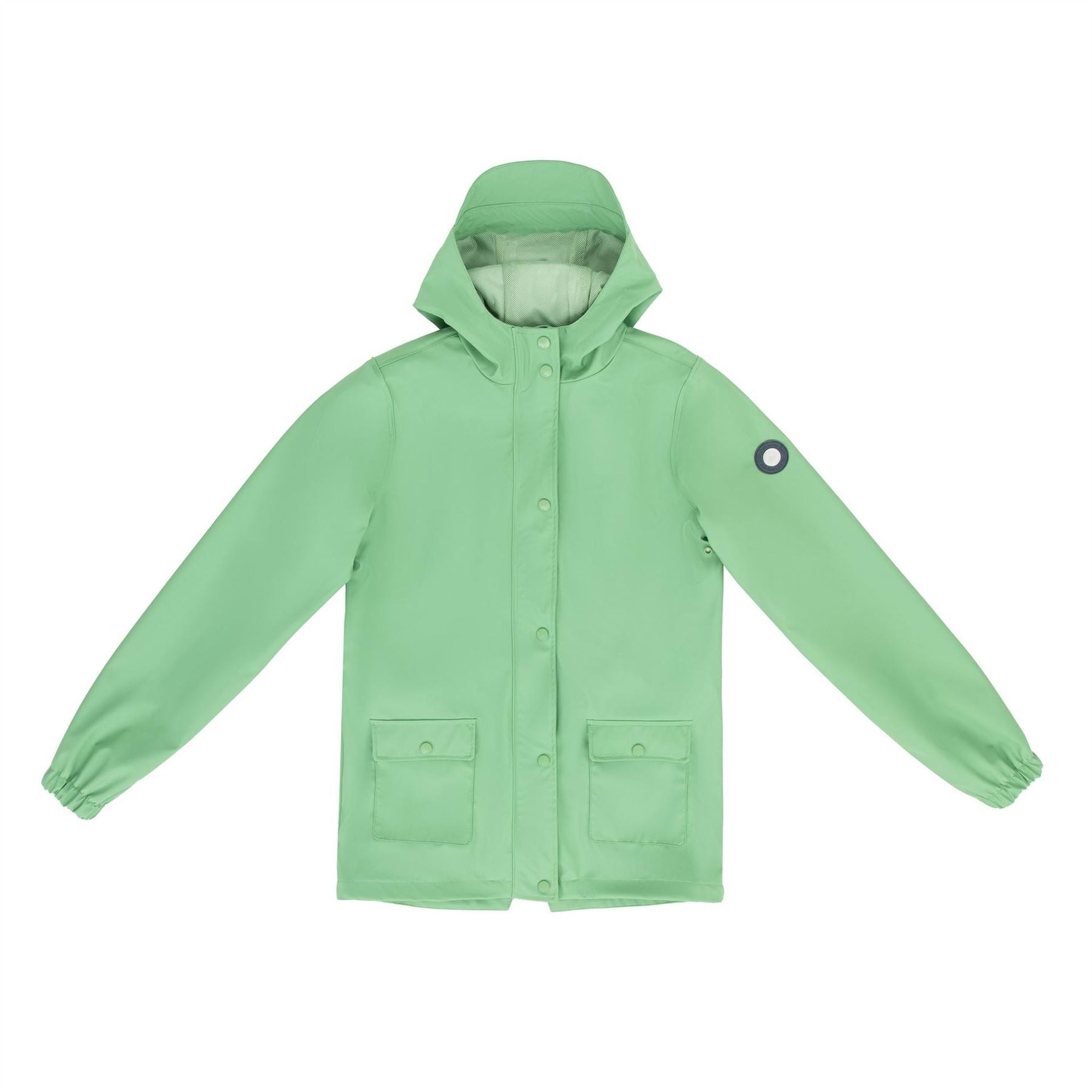 Gelert Kids Coast Fleece Lined Windproof Long Sleeve Waterproof Jacket