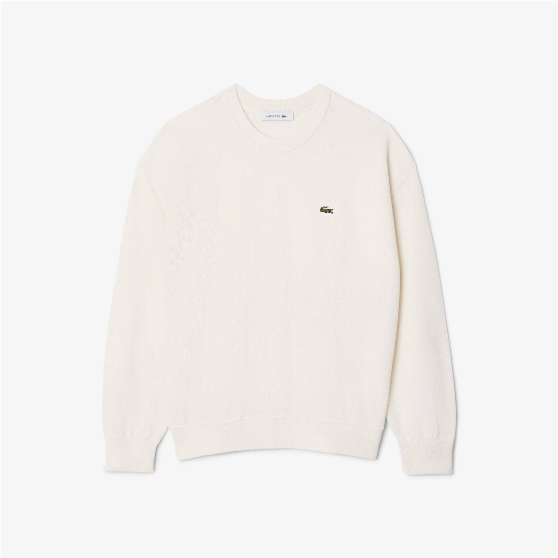 Lacoste Cotton Knitted Crew Neck Jumper