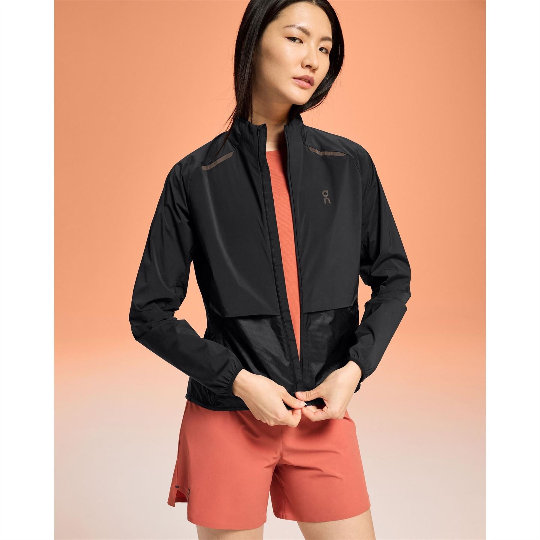 On Weather Resistant Moisture Wicking Performance Running Jacket