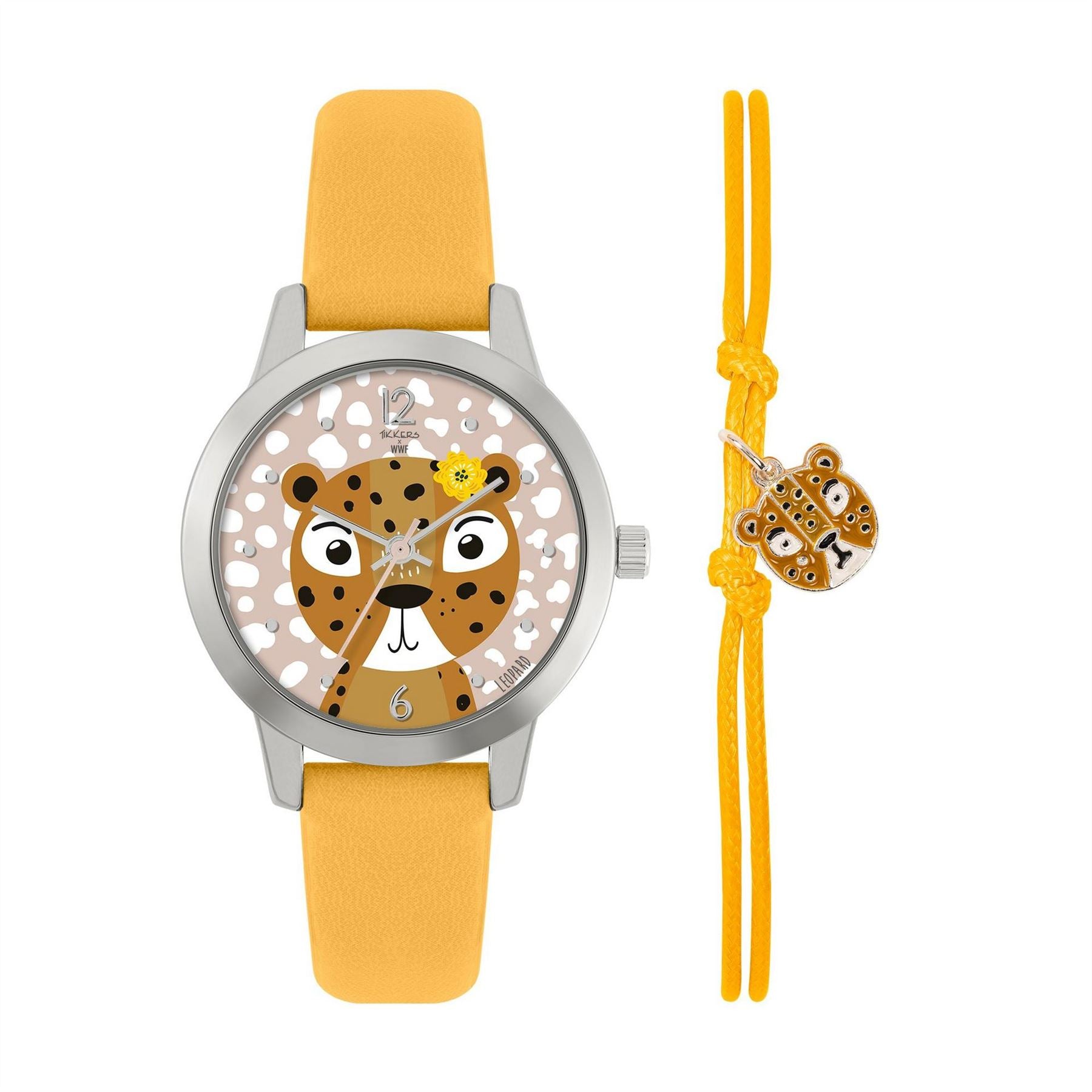 Tikkers Kids Tikker X Wwf Leopard Analogue Quartz Watch