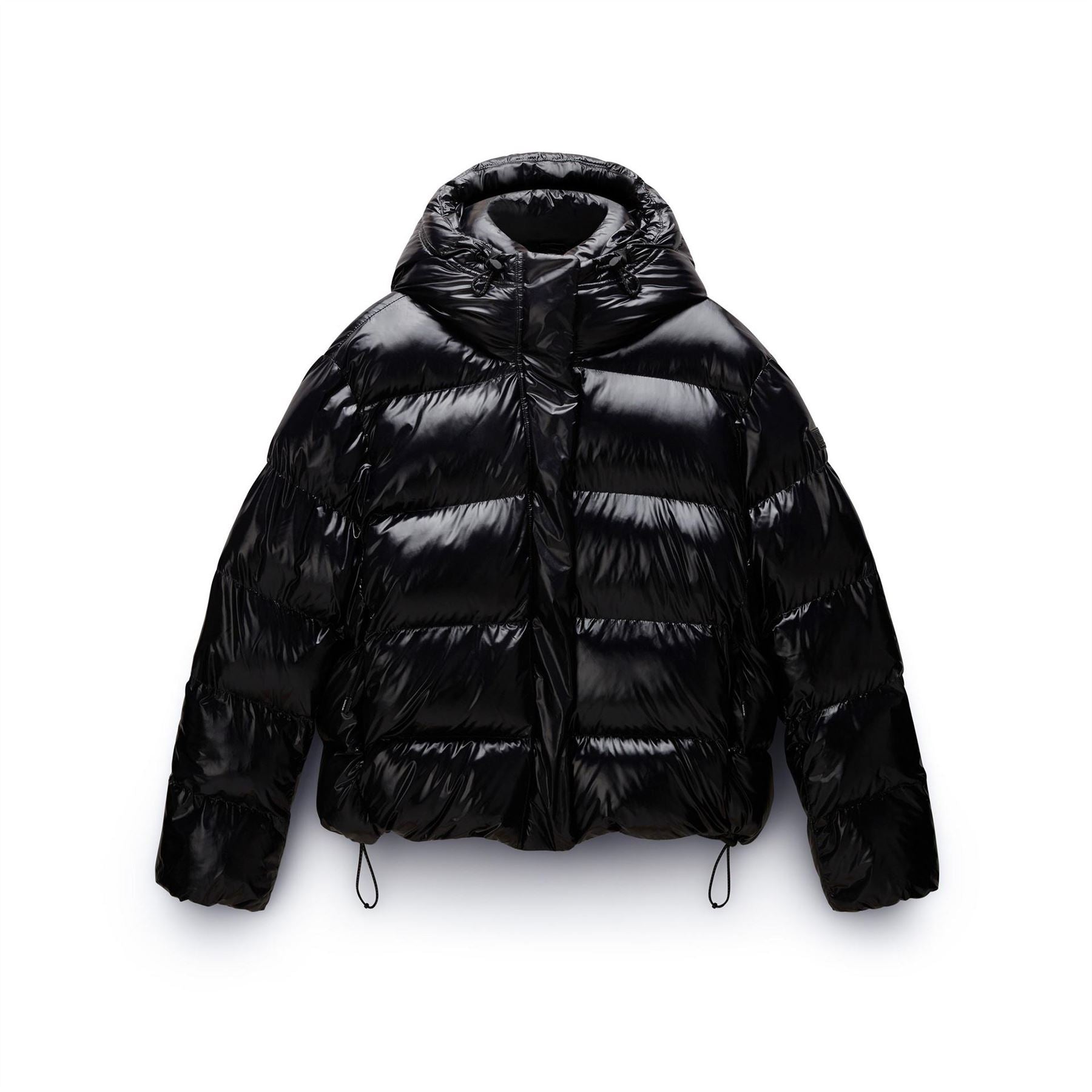 Napapijri Glane Mirror Zip Adjustable Hood Short Puffer Jacket