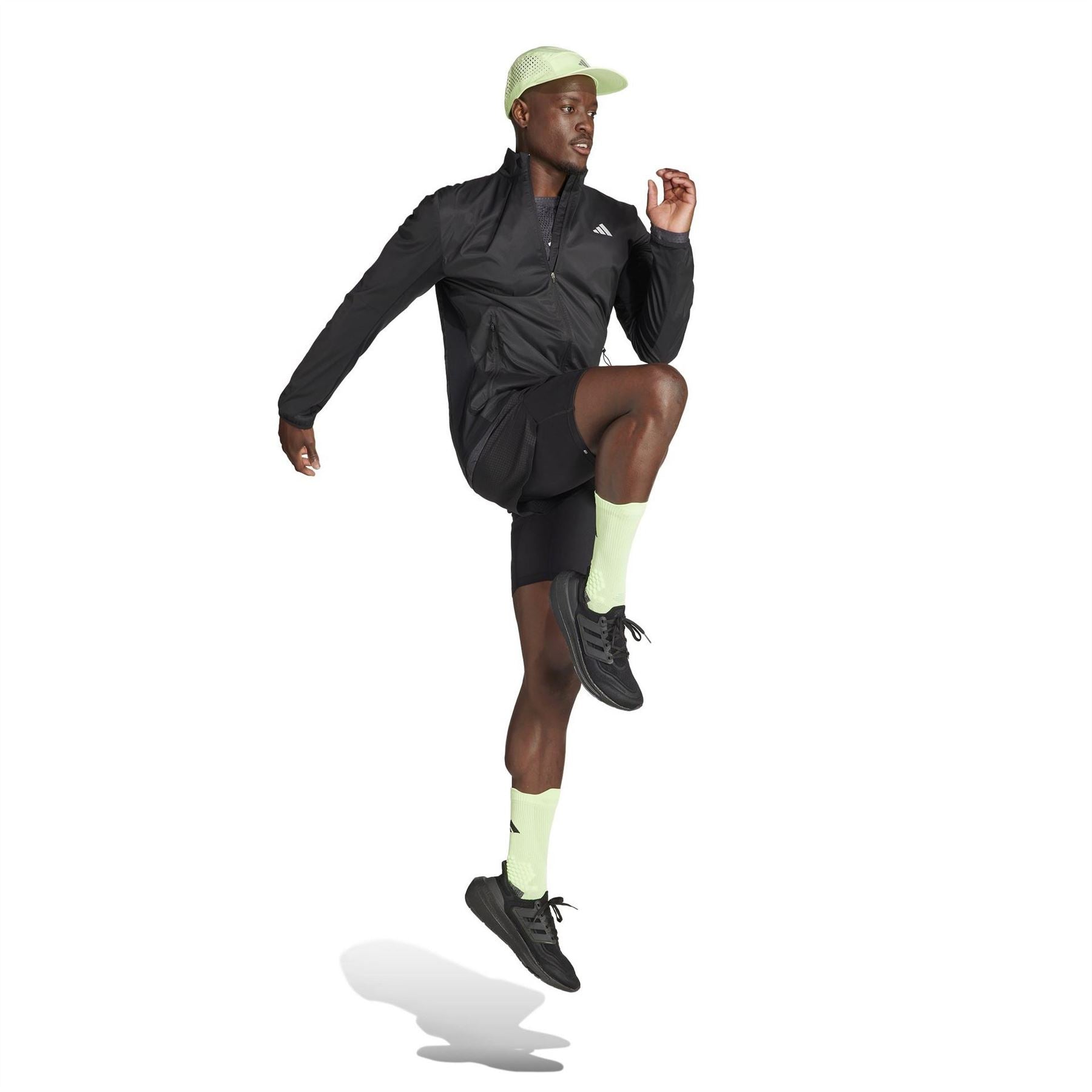 adidas Ultimate Allover Print Wind.RDY Reflective Slim Fit Performance Running Jacket