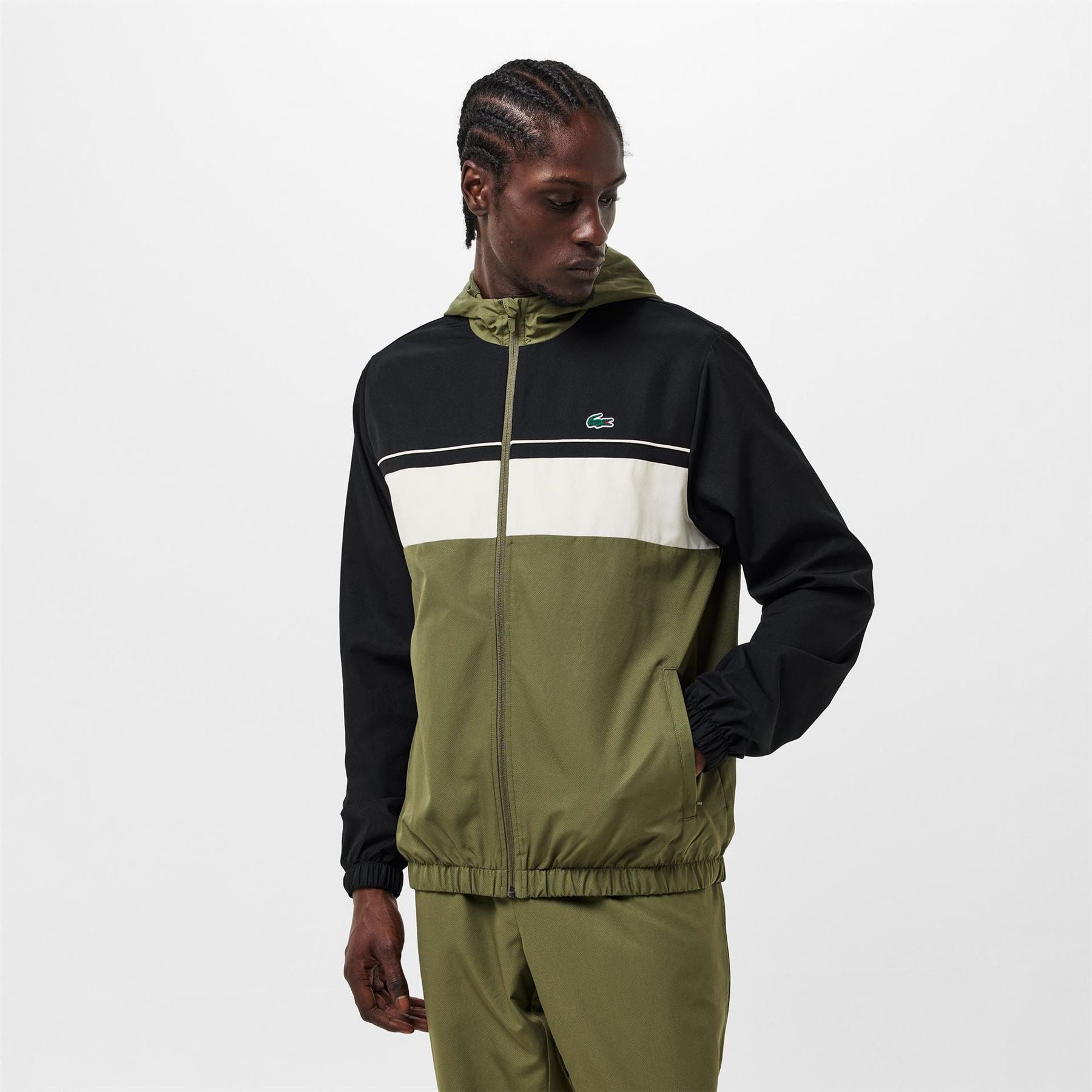 Lacoste Hooded Long Sleeve Track Full Tracksuit