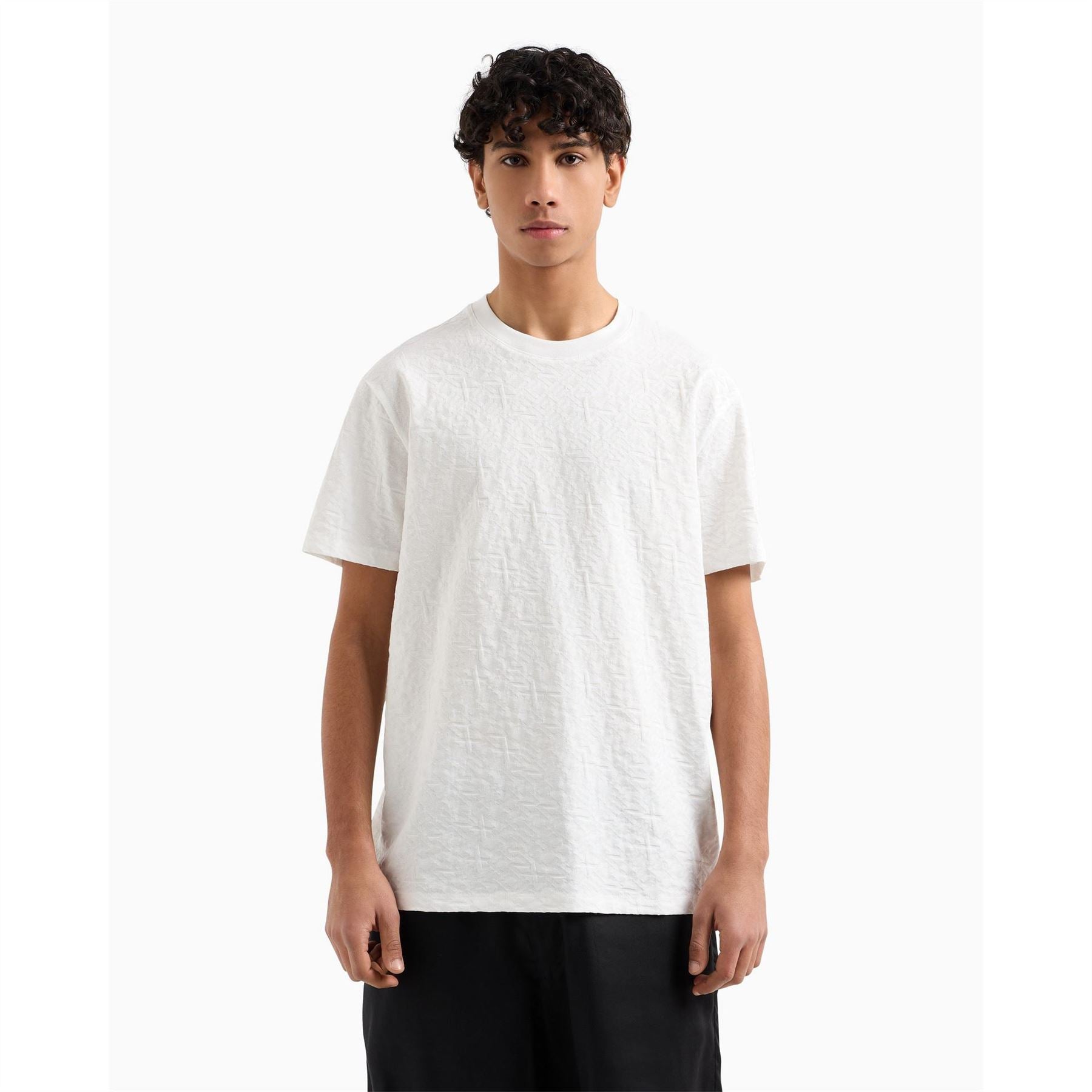 Armani Exchange Regular Fit Crew Neck Short Sleeve T-Shirt