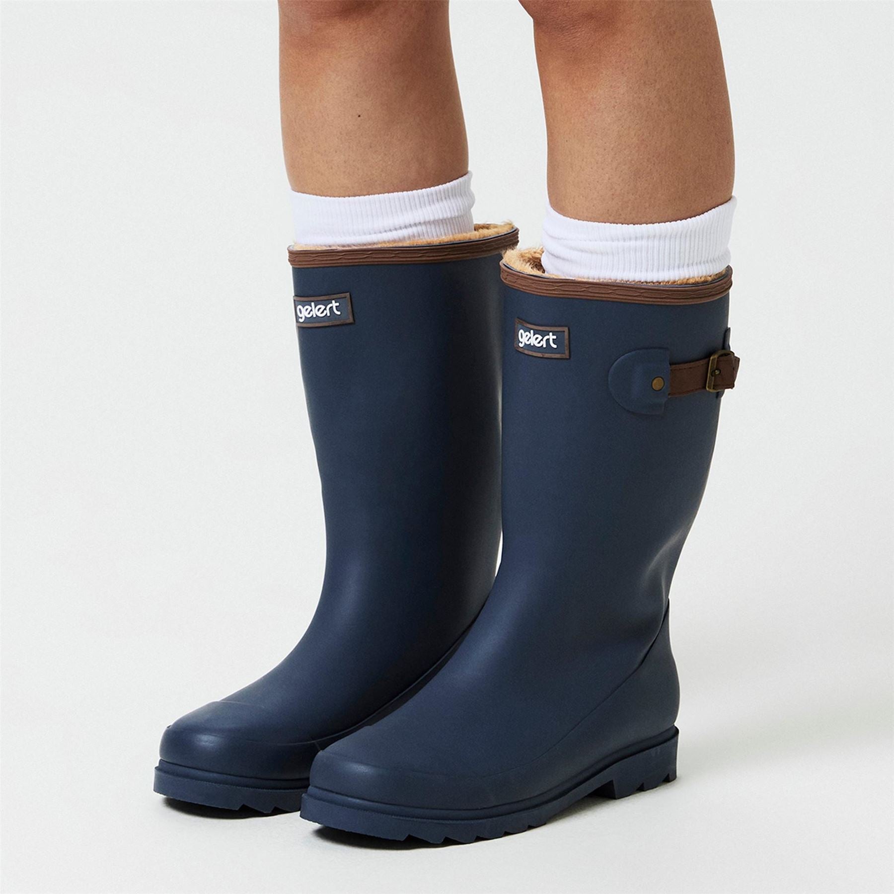 Gelert Womens Fur Lined Welly Boot