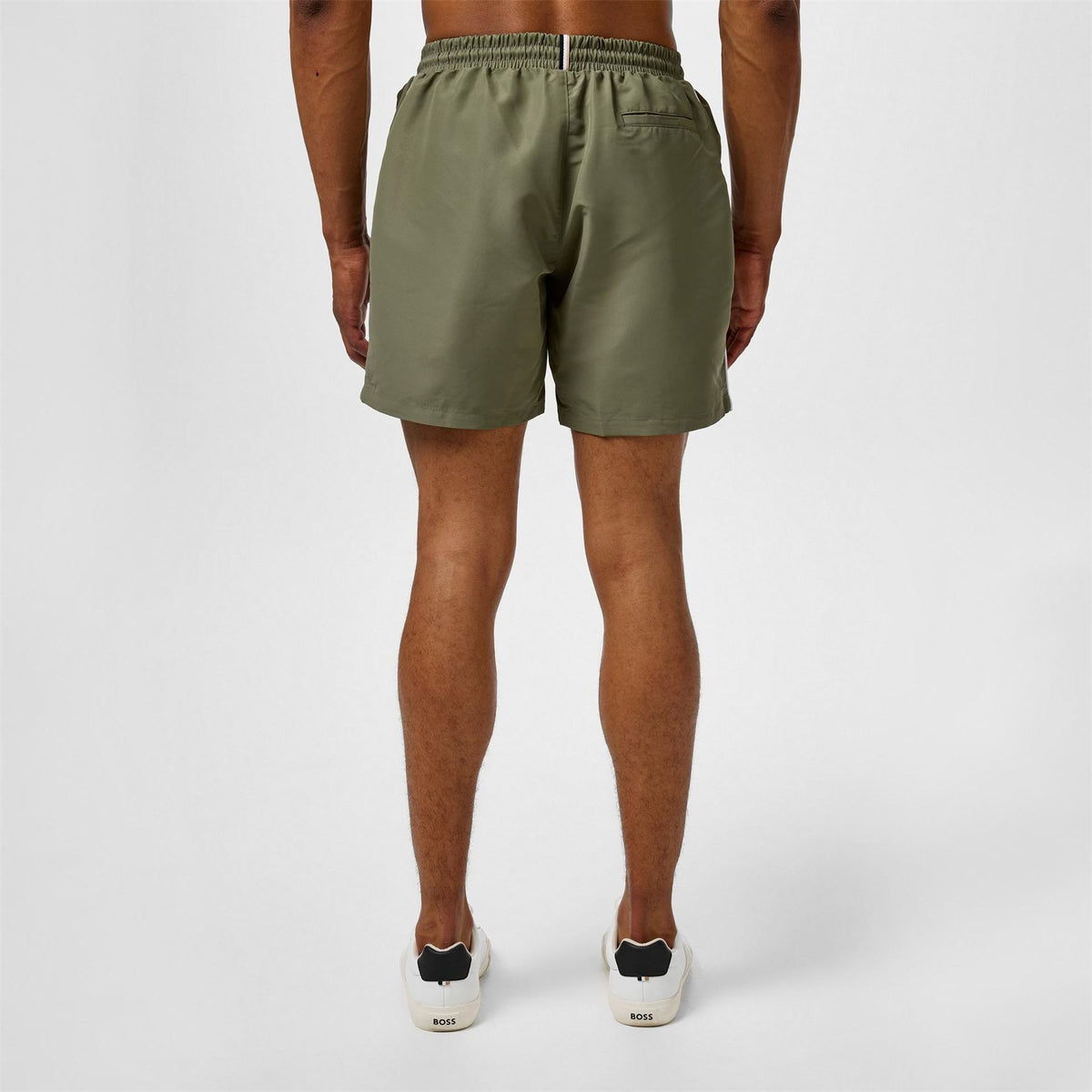 Boss Swim Shorts With Logo Detail (stormfish)
