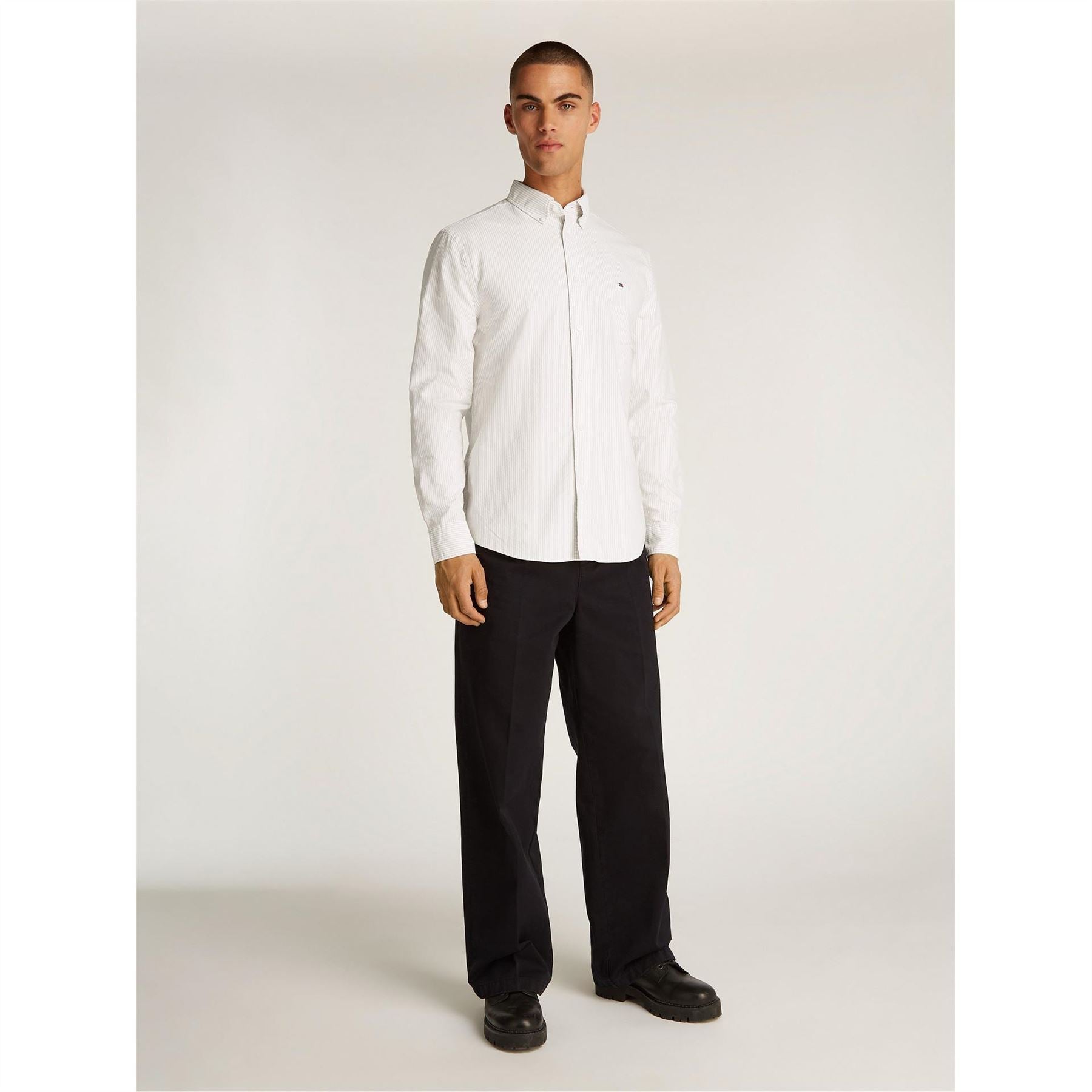 Tommy Hilfiger 1985 Flex Oxford Stripe  Shirt