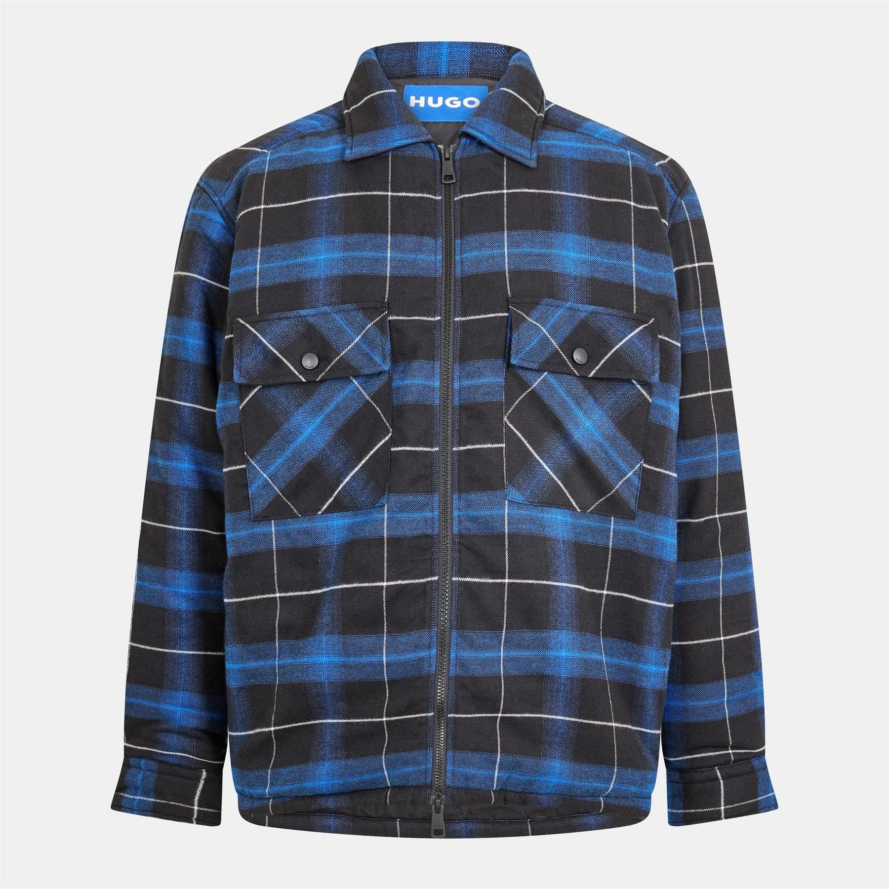 Hugo Ebertos Long Sleeve Patterned Tailored Fit Shirt