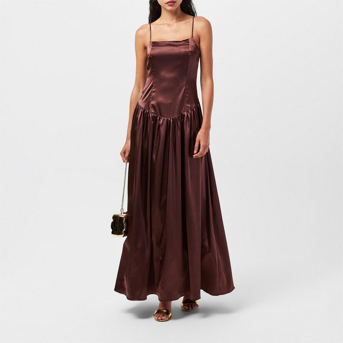 AmyLynn Alexa Square Neck Sleeveless Maxi Dress