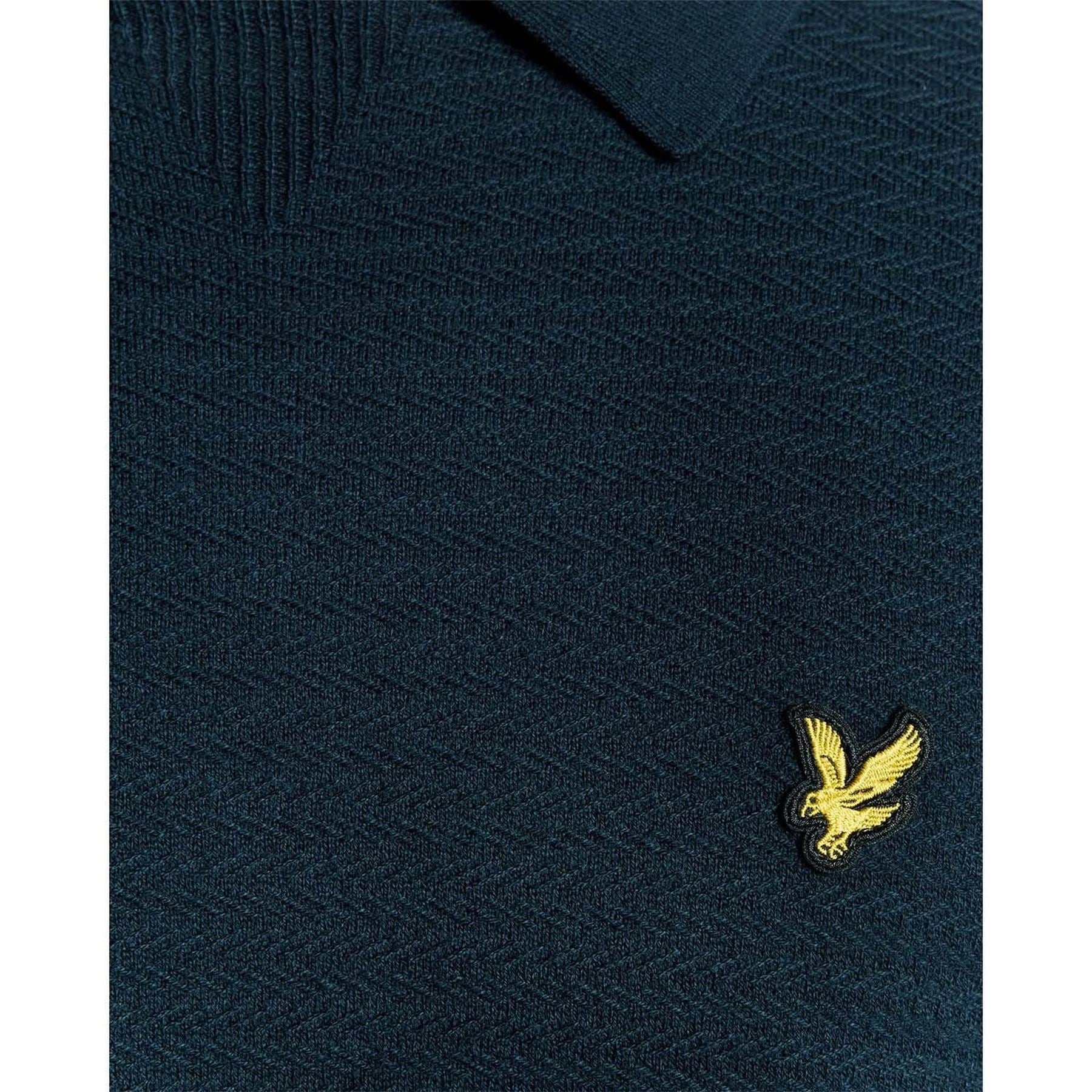 Lyle and Scott Knitted Polo Shirt