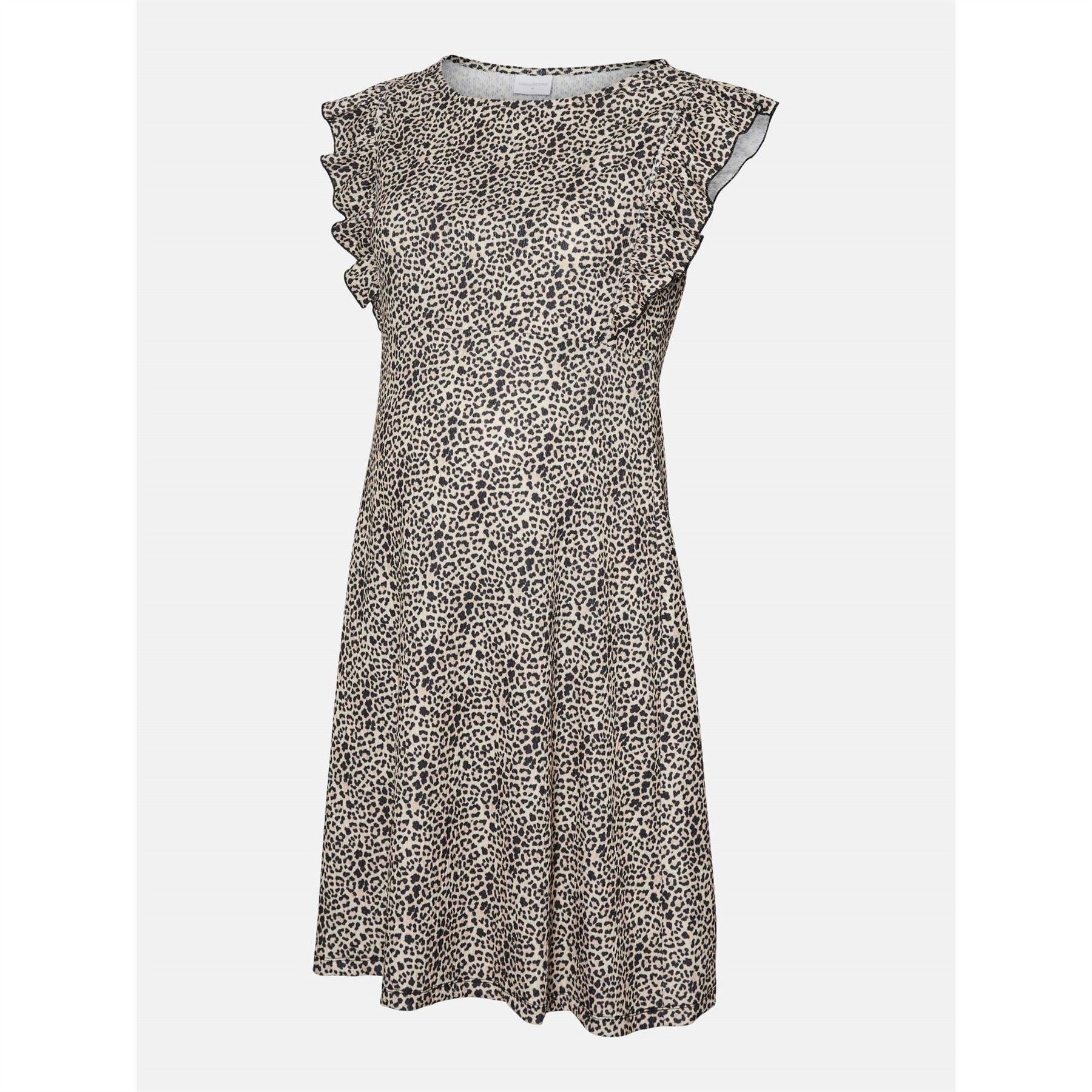 Mamalicious Mleveline Crew Neck Sleeveless Mini Dress