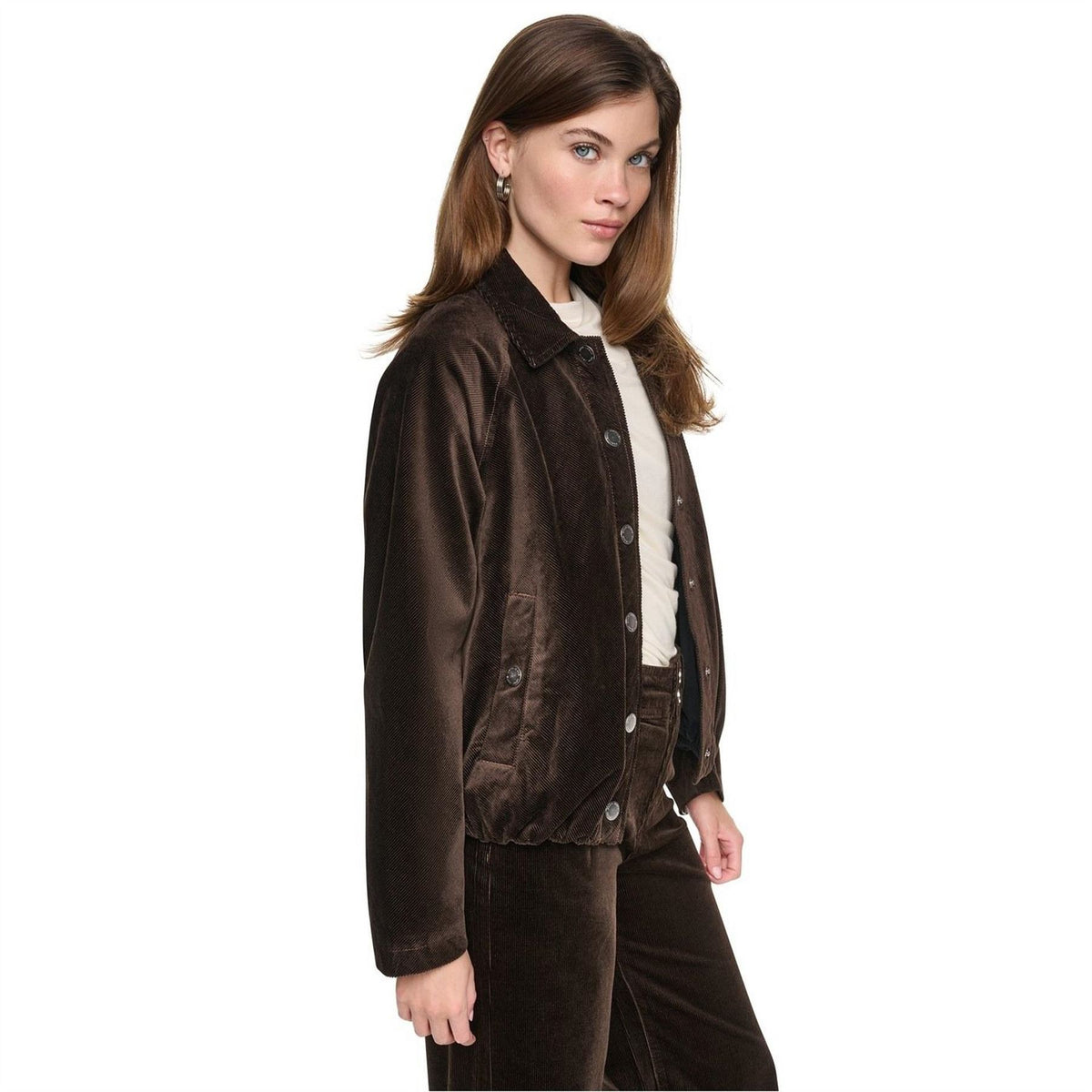 DKNY Corduroy Bubble Jacket