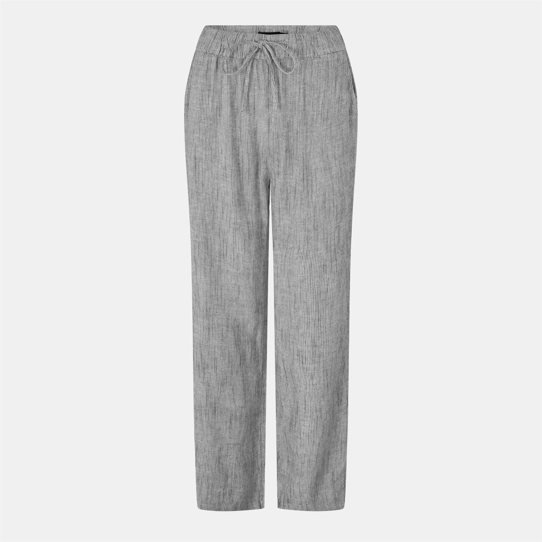 Vero Moda Line Stripe Patterned Straight Pants