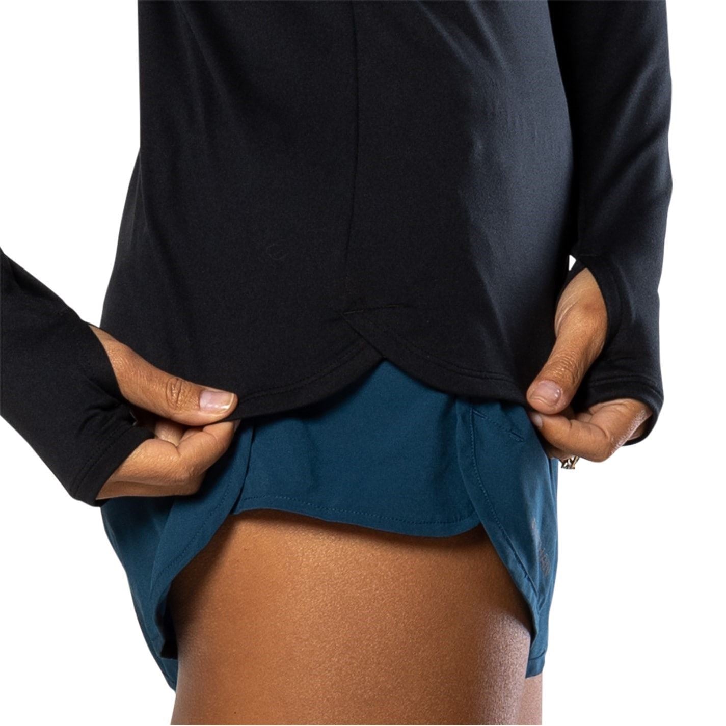 Nathan Tempo Slim Fit Long Sleeve Thumb Hole T-Shirt