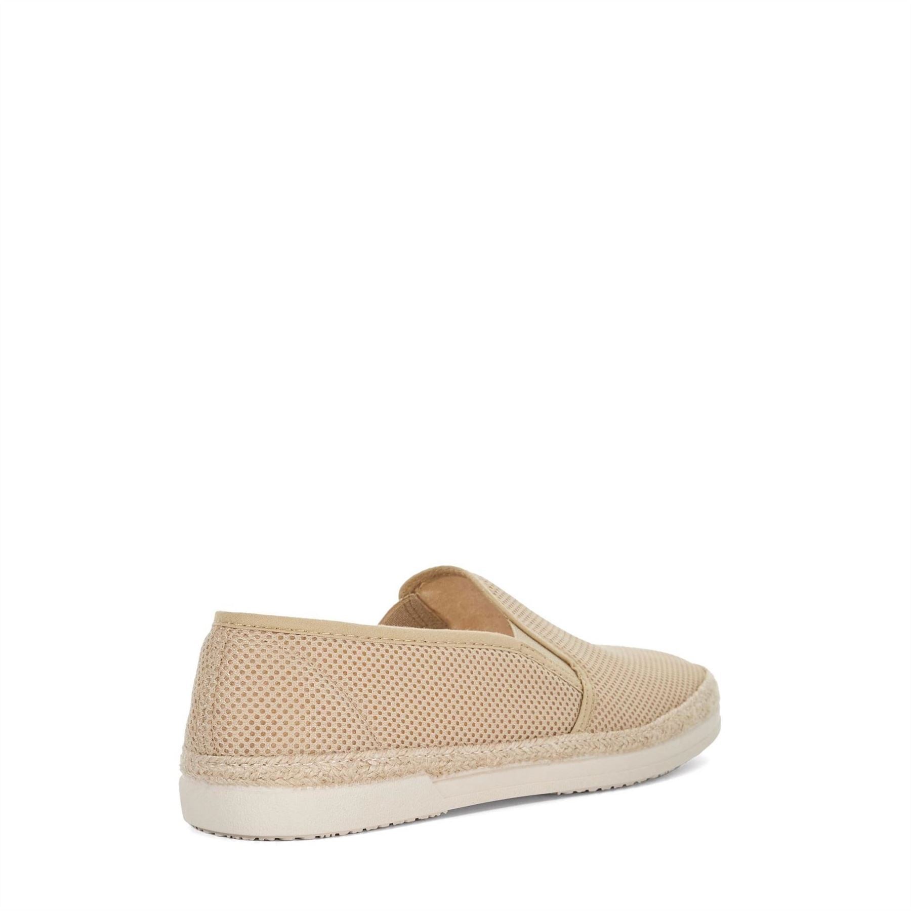 Dune London Textured Round Toe Espadrilles