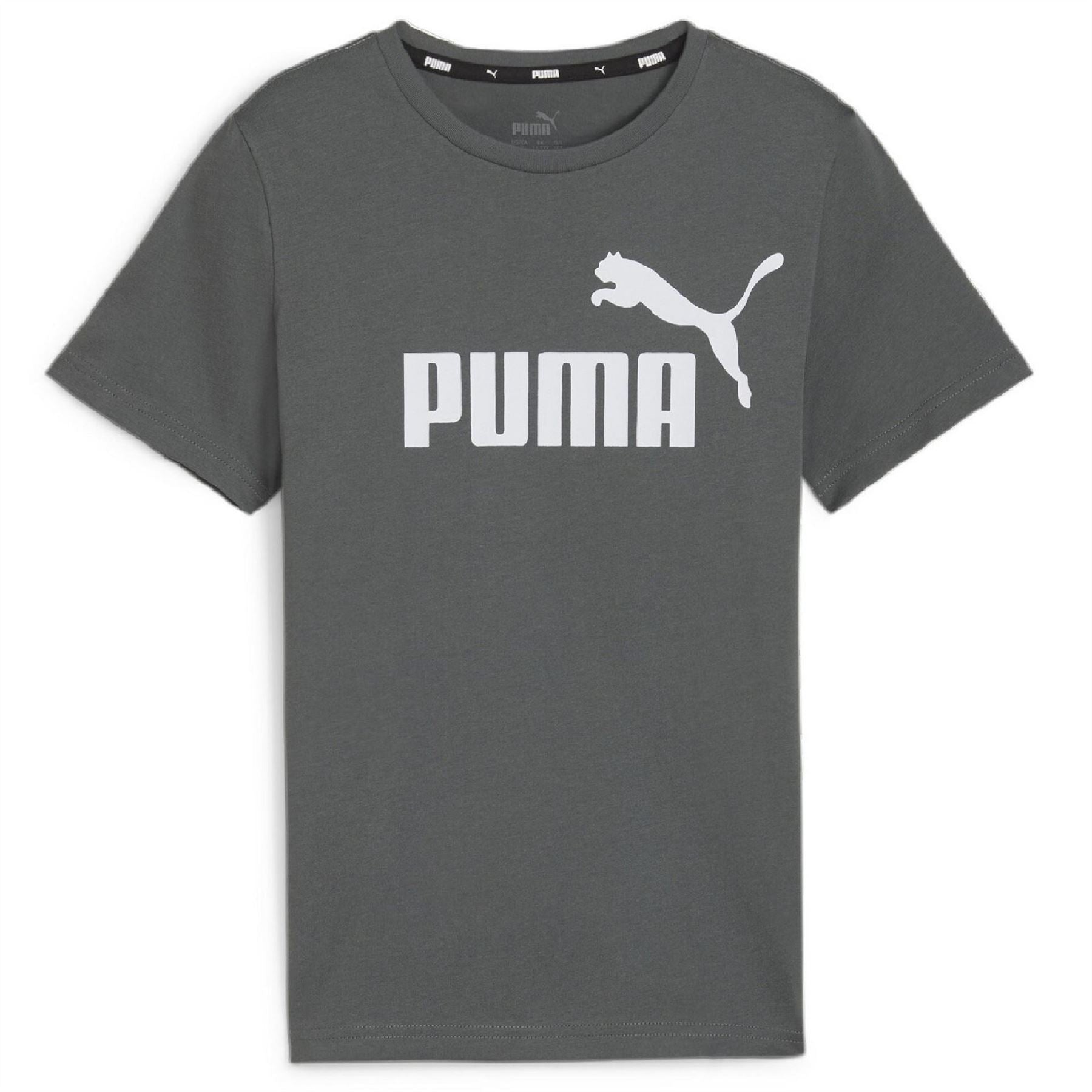 Puma Camo Logo Text Graphic Regular Fit T-Shirt