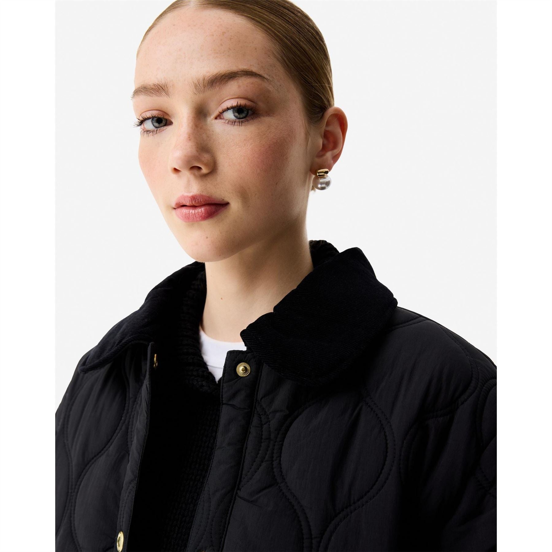 Hunter Witton Textured Snap Button Shirt Collared Jacket