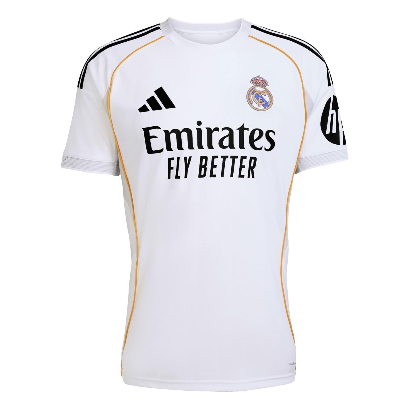 adidas Real Madrid Home Shirt 2025 2026 Adults