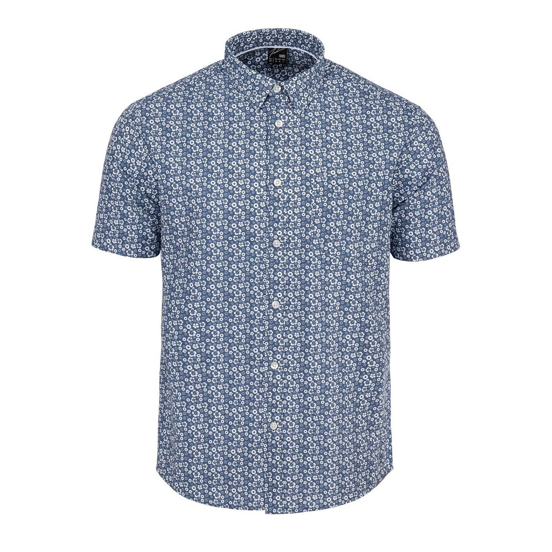 Fabric Mens Short Sleeve Poplin Shirt