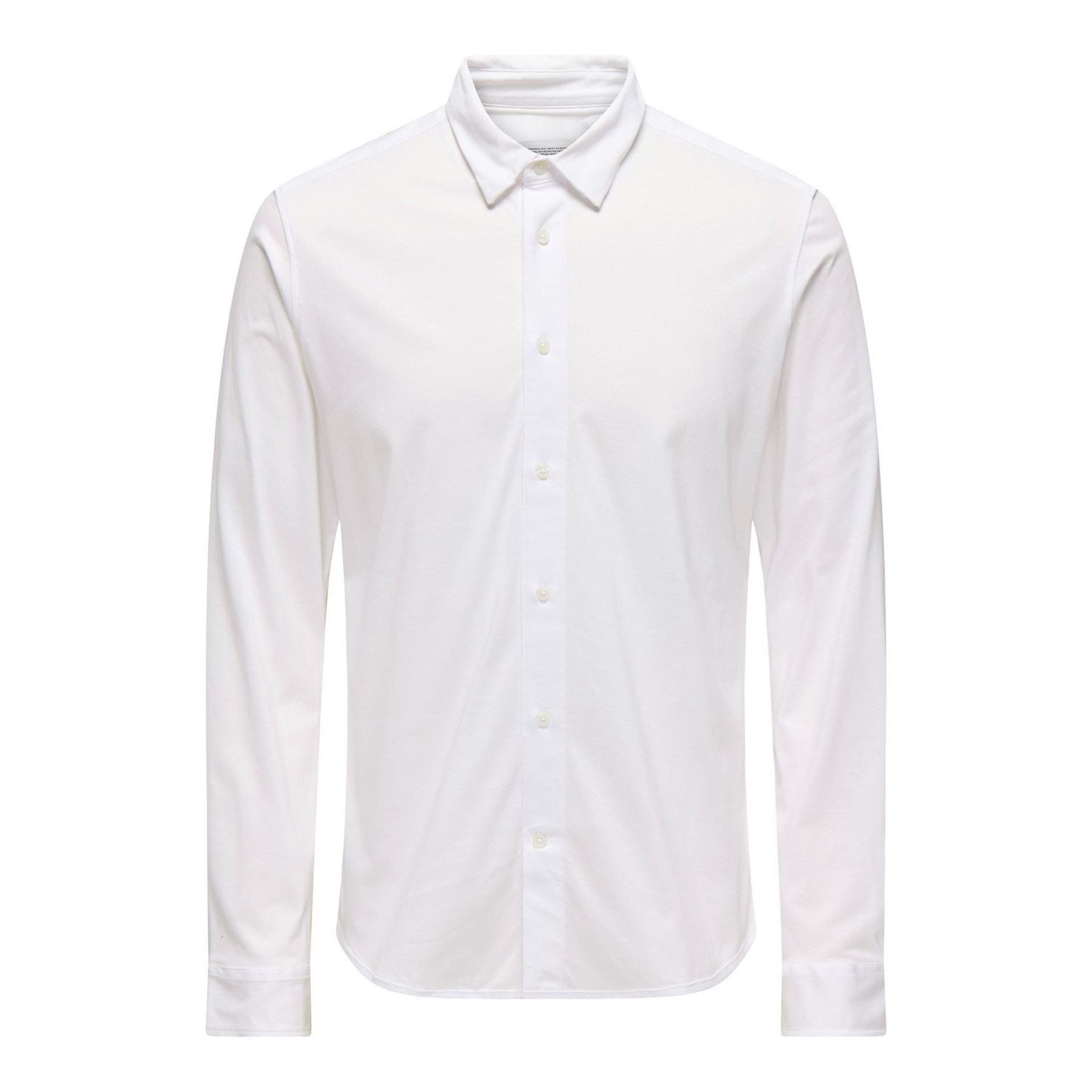 Only Regular Fit Long Sleeve Point Collar Shirt