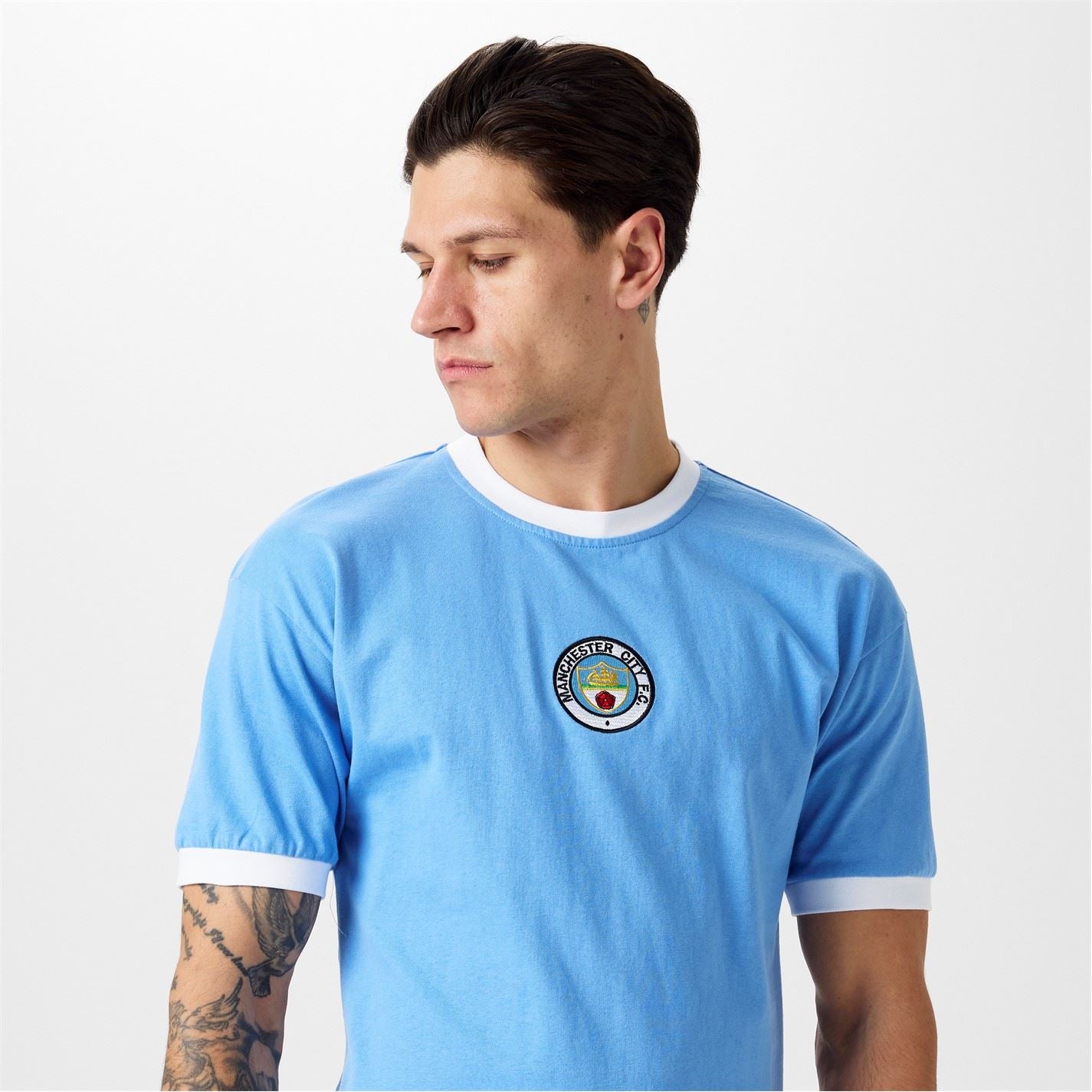 Score Draw Mens Manchester City 1972 Home Shirt