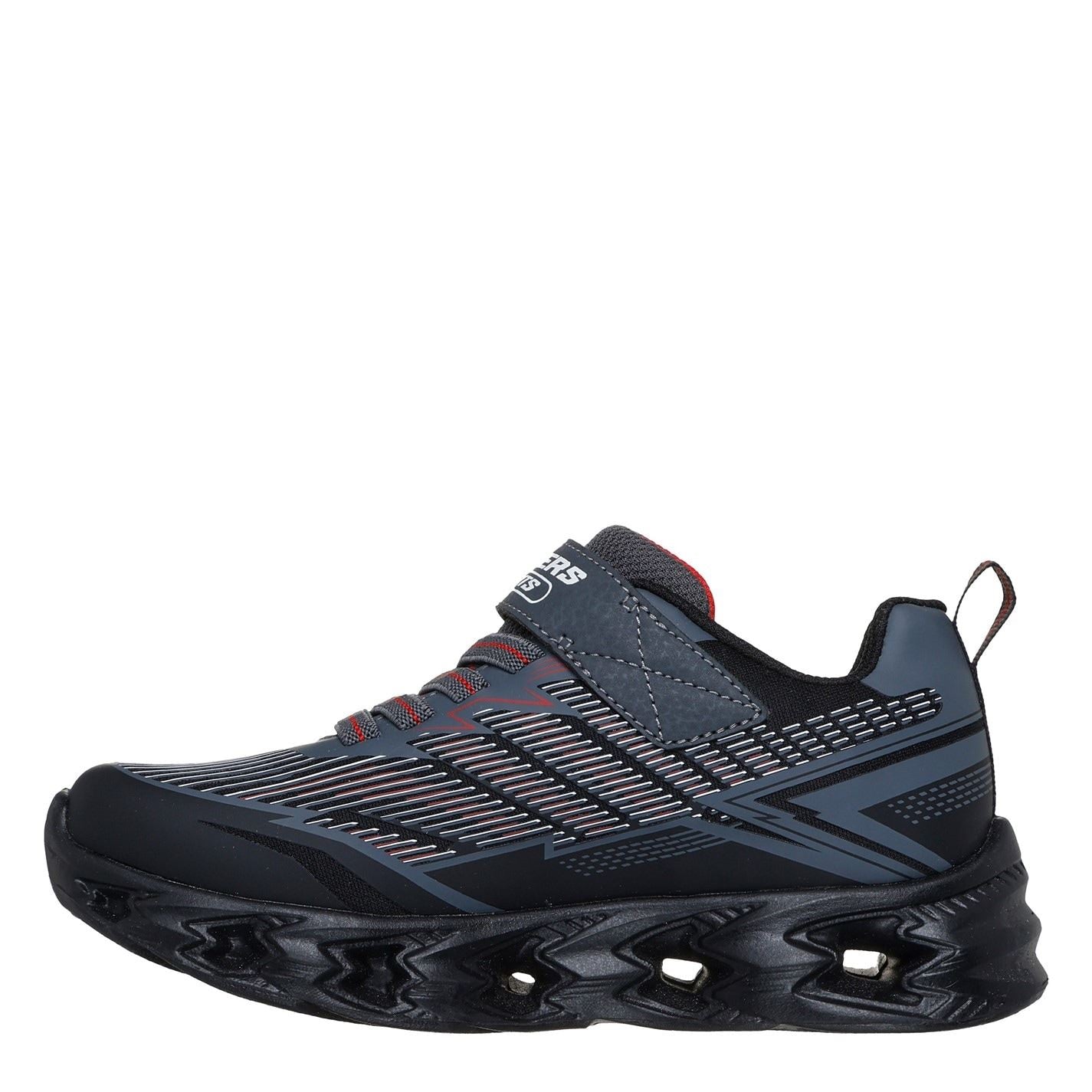 Skechers Lighted Gore  And  Strap Sneaker W 3d P Light Up Trainers Boys