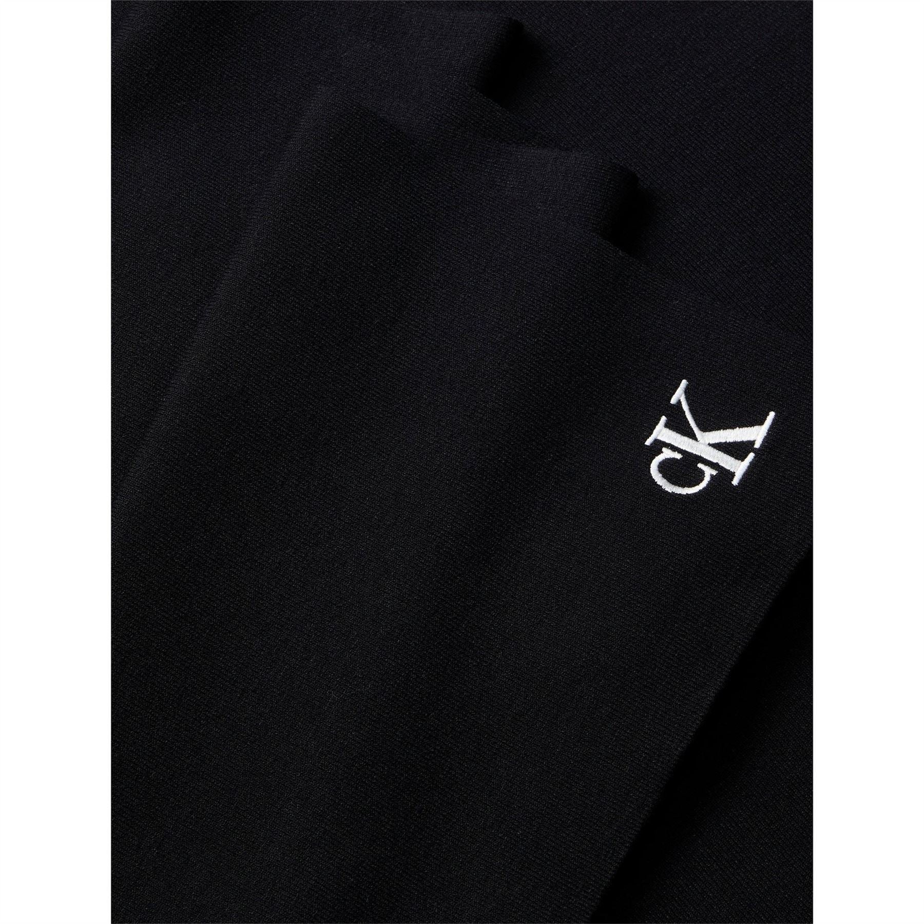 Calvin Klein Ribbed Oblong Scarf with Logo