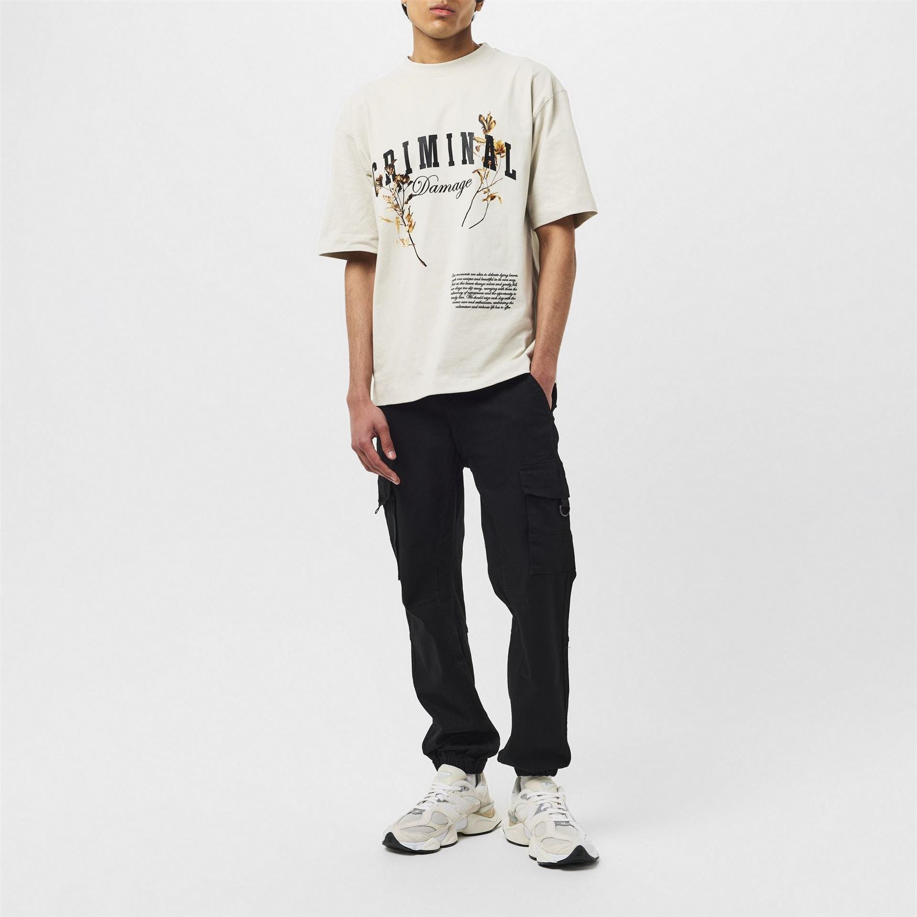 Criminal Damage Regular Fit Crew Neck T-Shirt