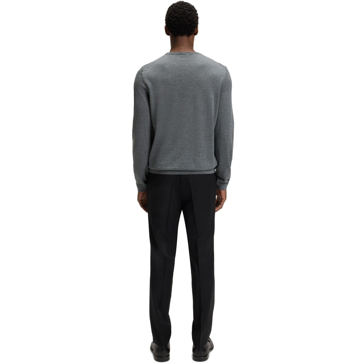 Boss Leno Knit Jumper, Soft Virgin Wool