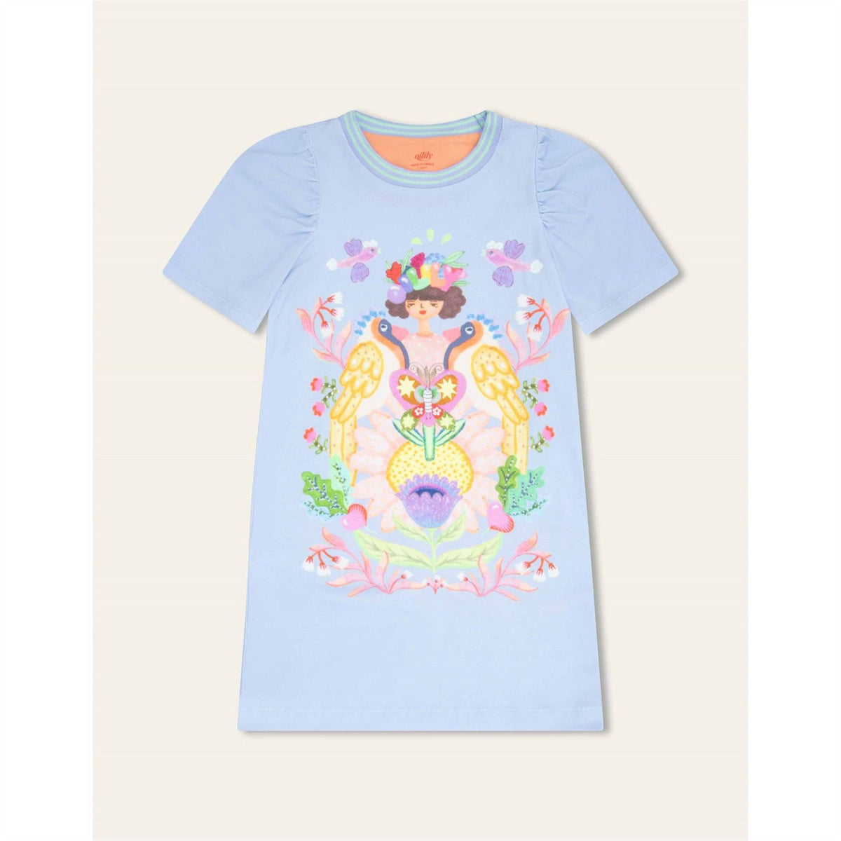 Oilily Crew Neck Jersey Dress