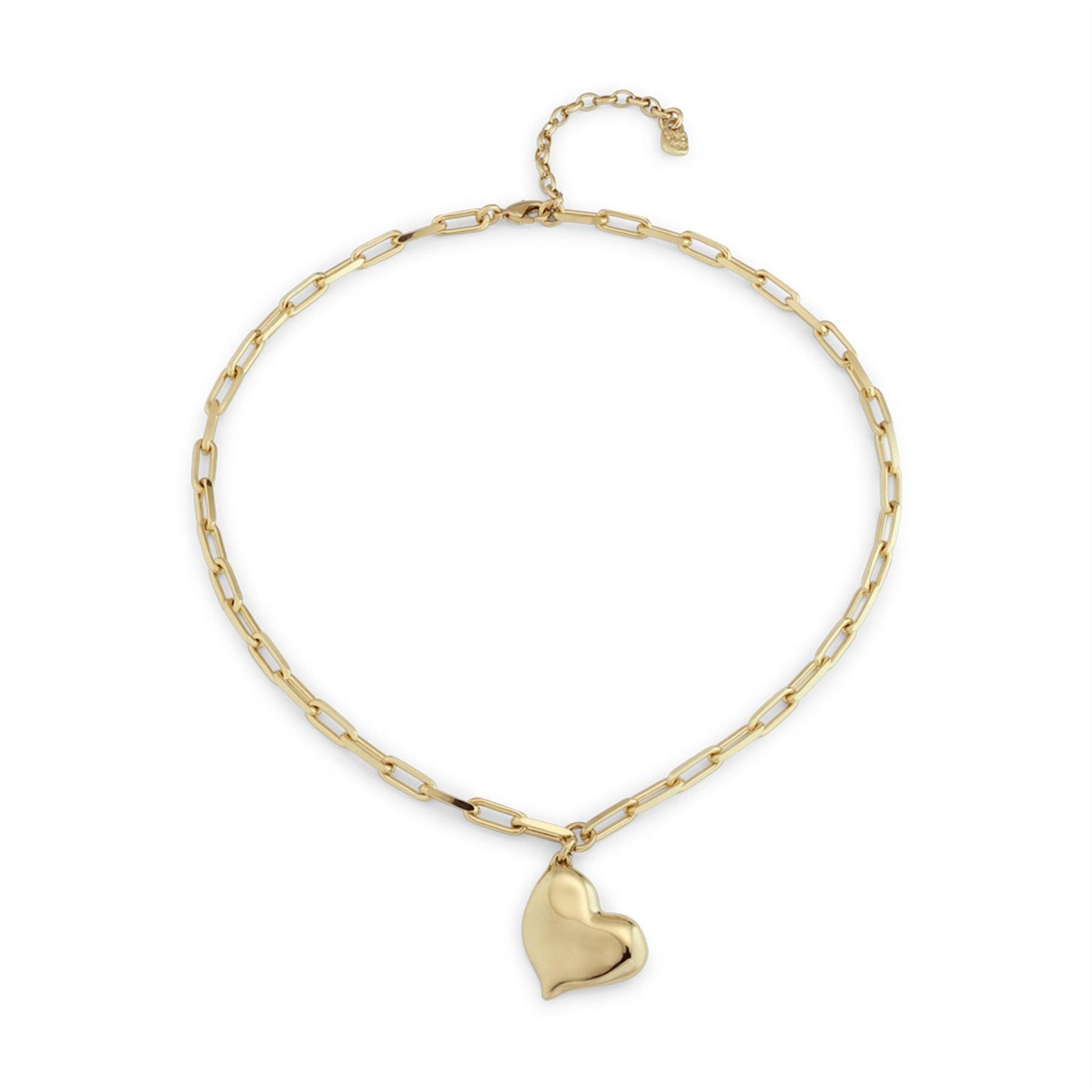 UNOde50 18k Gold Plated Heart Necklace