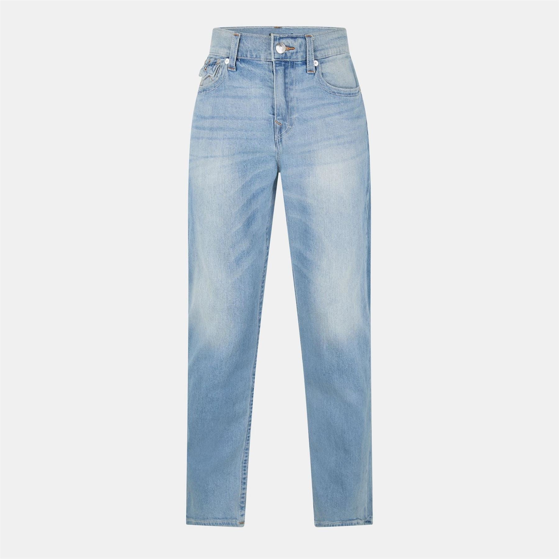 True Religion Single Needle Straight Jean