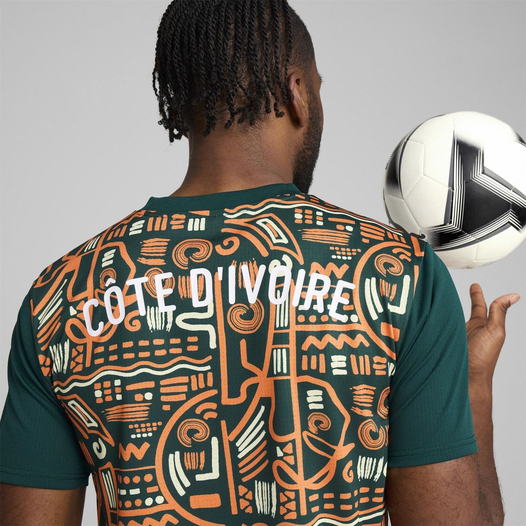 Puma Ivory Coast Pre Match Shirt 2025 Adults