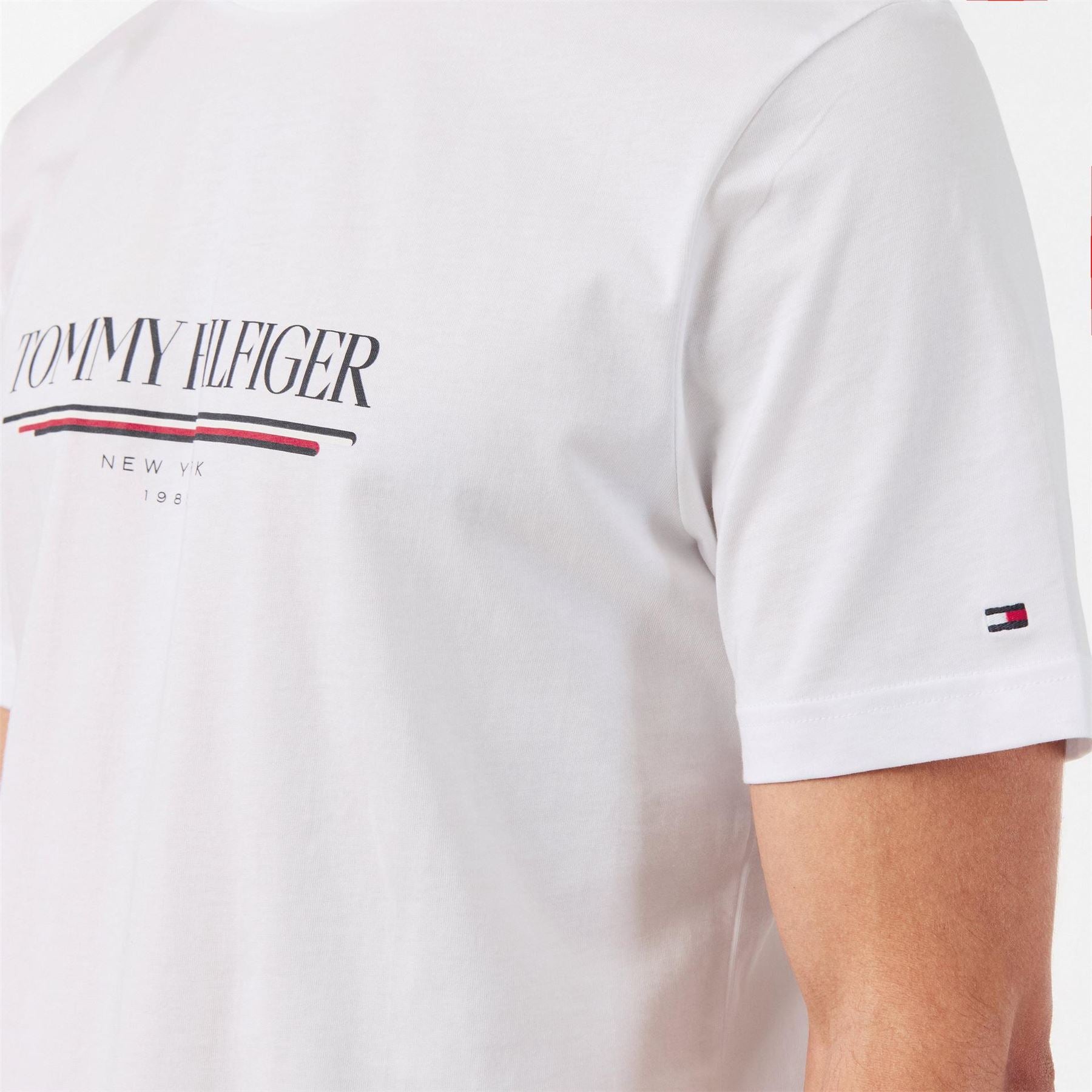Tommy Hilfiger Brand Love Lettering Regular Fit T-Shirt