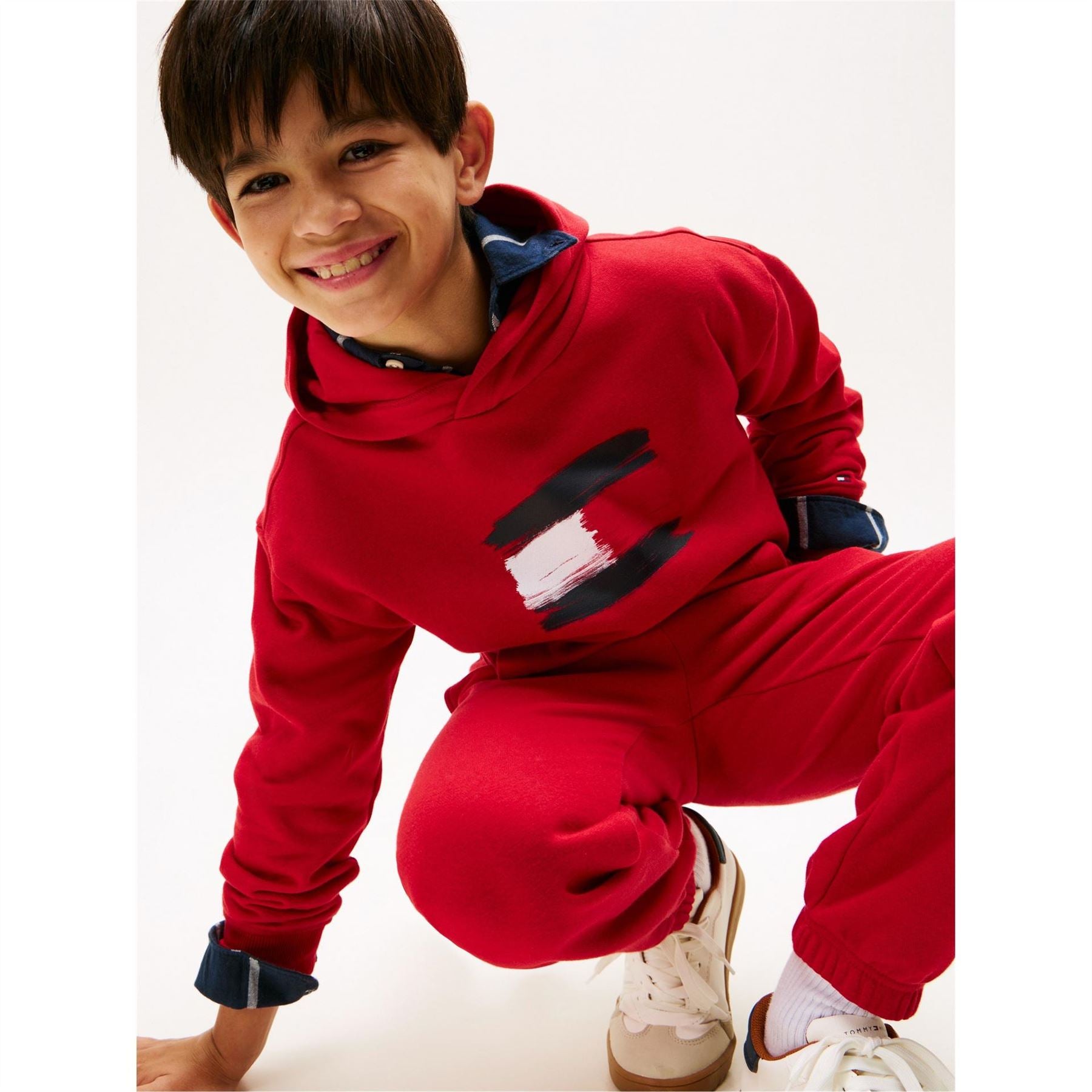 Tommy Hilfiger Flag Graphic Long Sleeve Sweatshirt