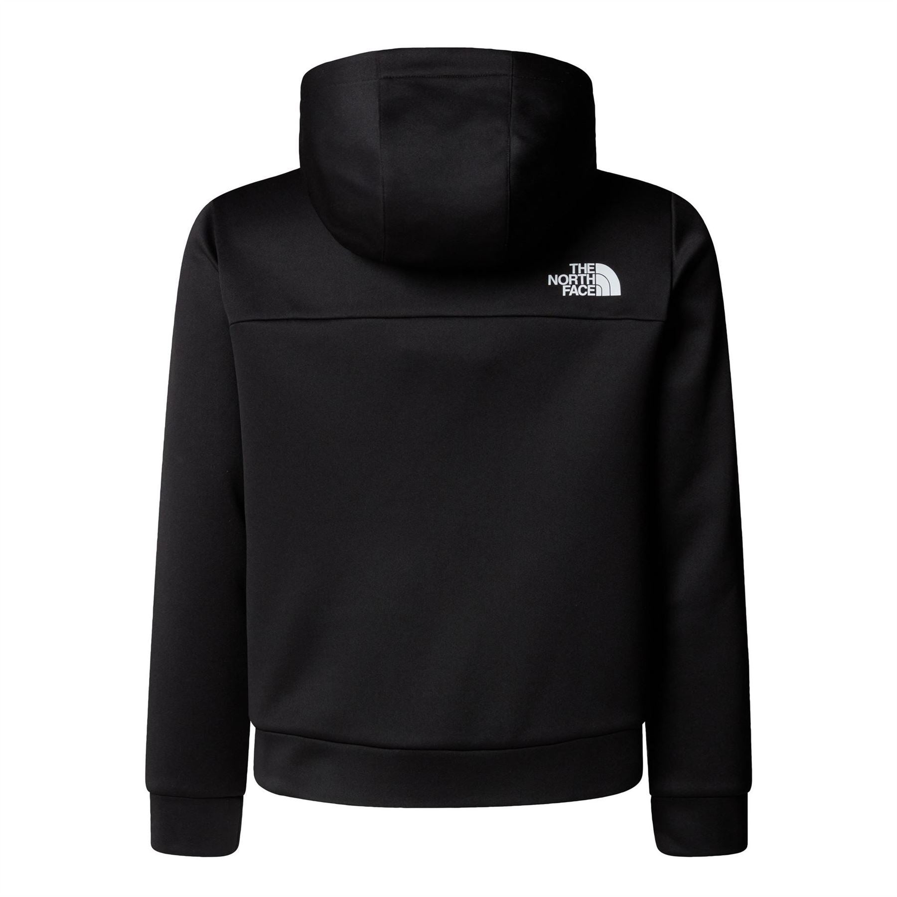 The North Face Reaxion Solid Patterned Hooded Ribbed Cuff Fleece Jacket