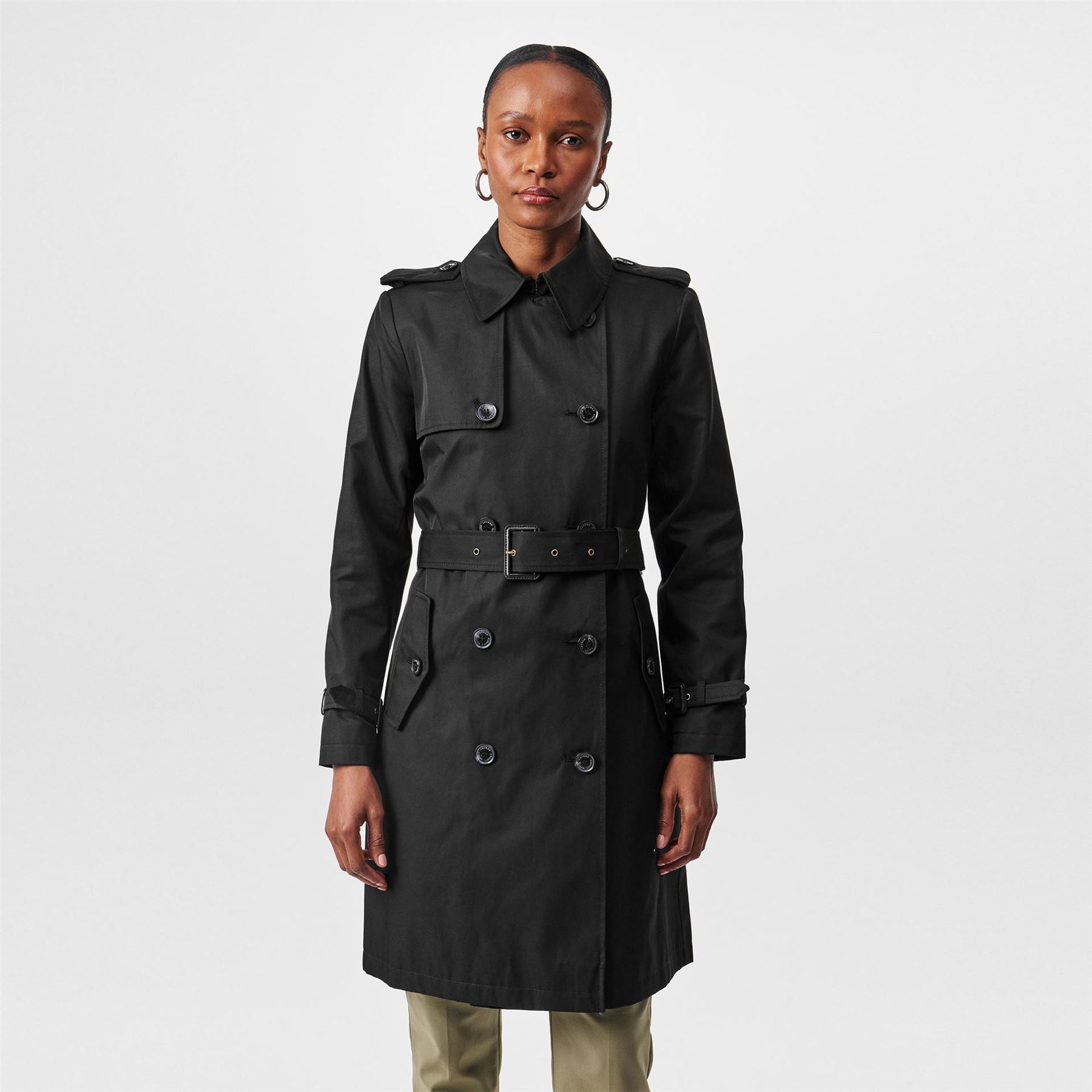 Lauren by Ralph Lauren Breasted Trench Coat