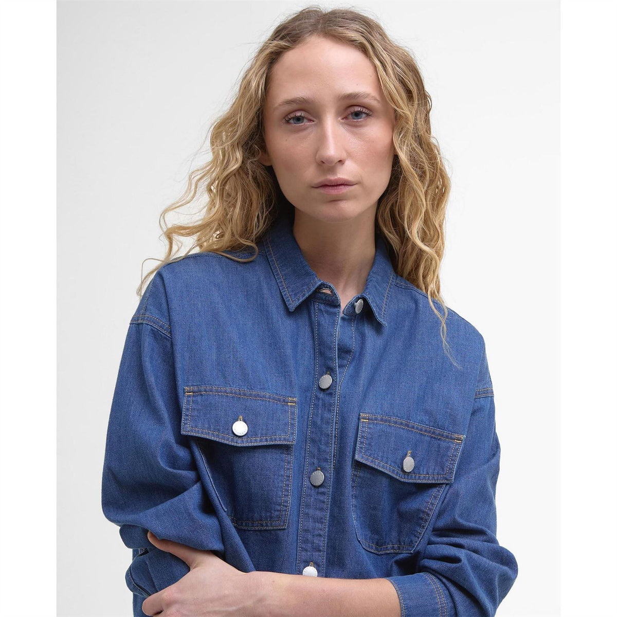Barbour B.li Woodrow Long Sleeve Denim Shirt