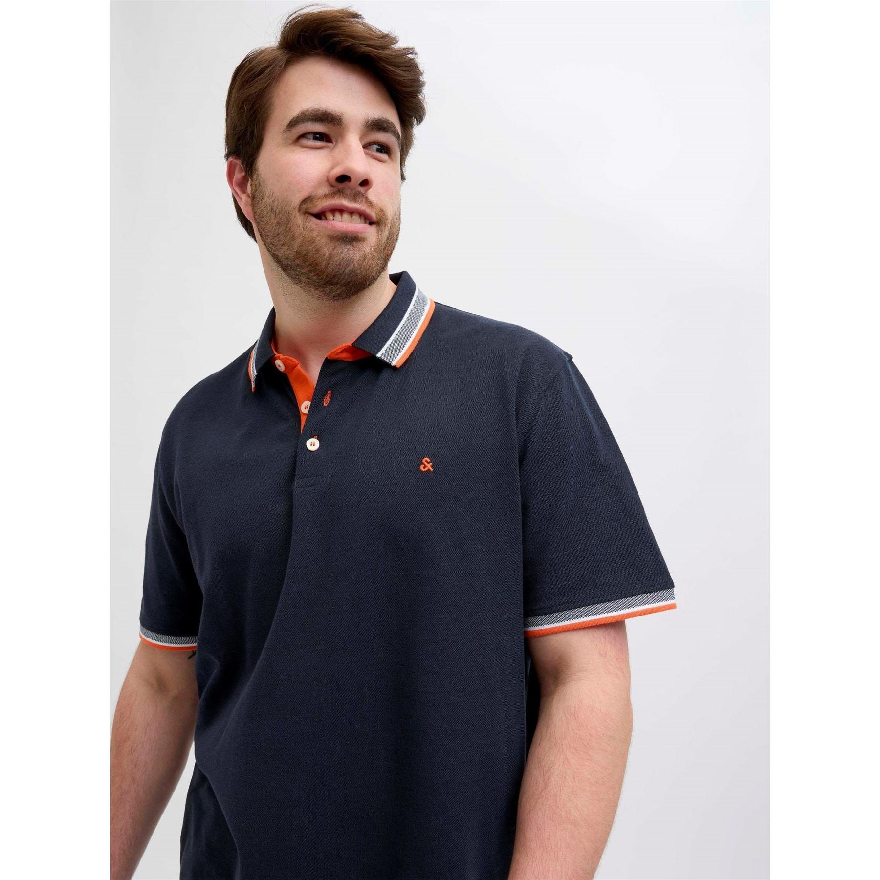 Jack and Jones Paulos Regular Fit Collared Short Sleeve Polo Shirt