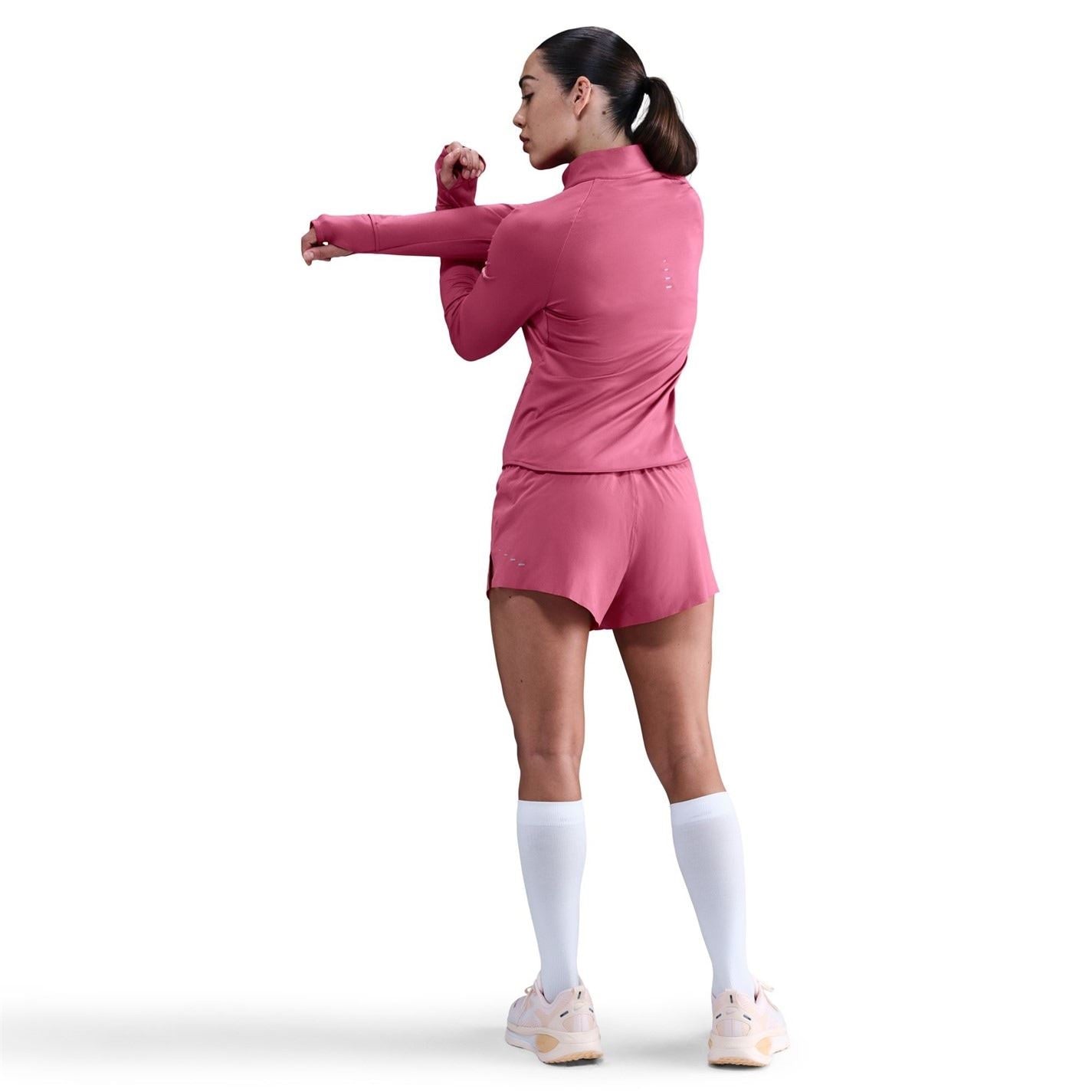 Nike Womens Swift 1 4 Zip Running Top