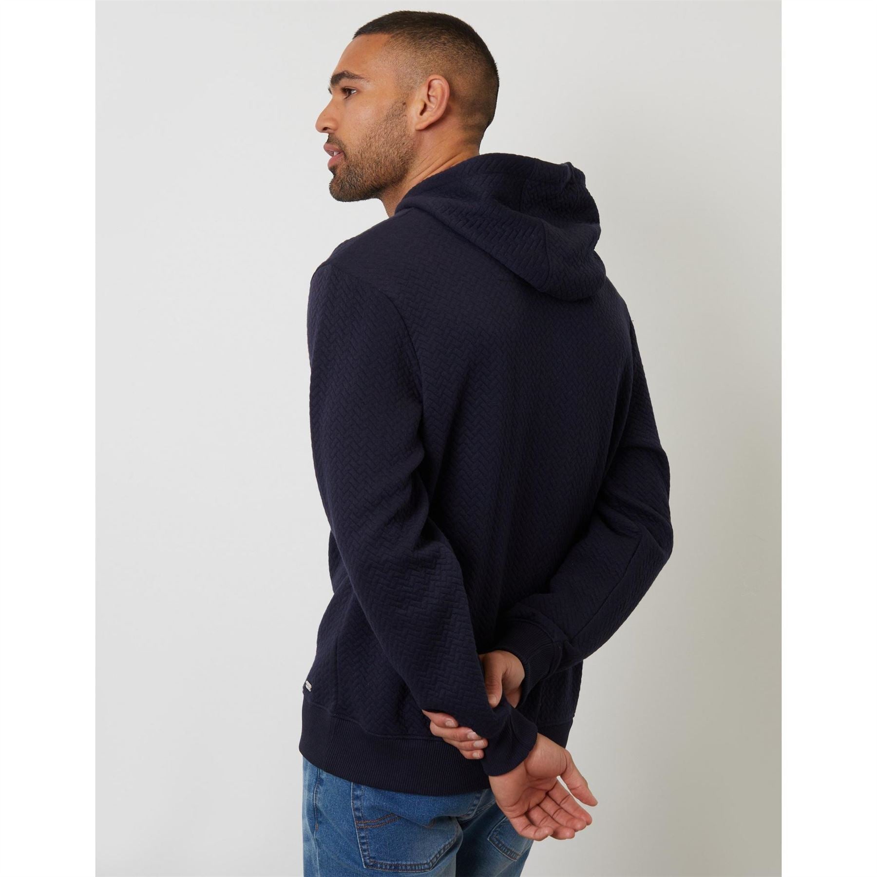 Threadbare Delta Regular Fit Hooded Sweatshirt